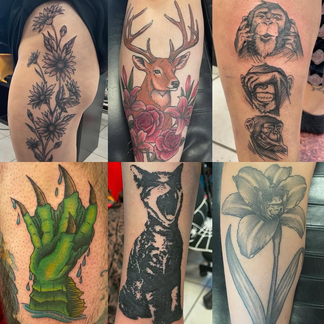 Tattoo by @bootknifebetty — realism, black_and_grey