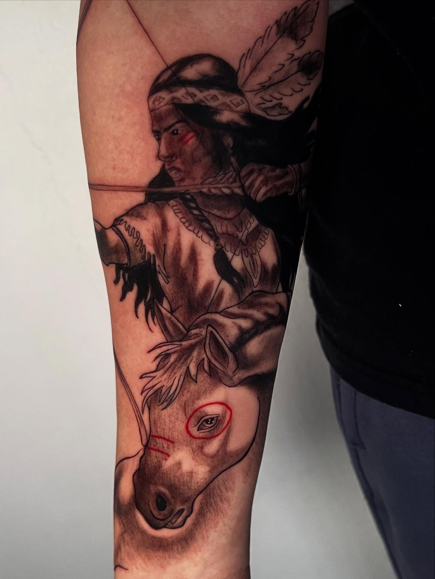 Tattoo by @alonso.rangel_ — realism, black_and_grey