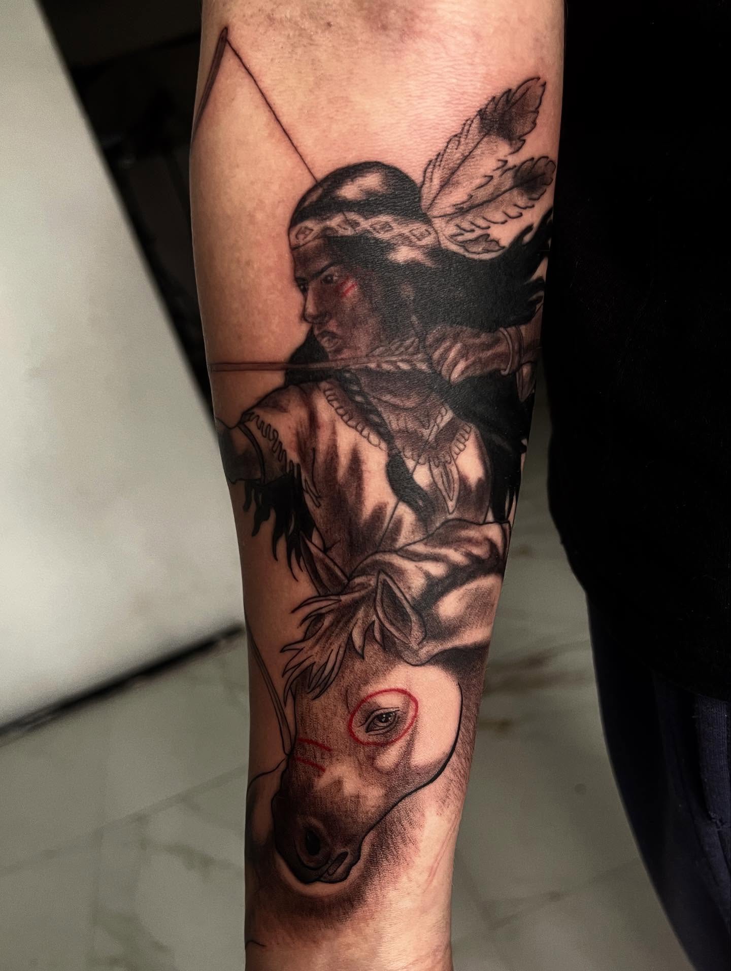 Tattoo by @alonso.rangel_ — black_and_grey, realism