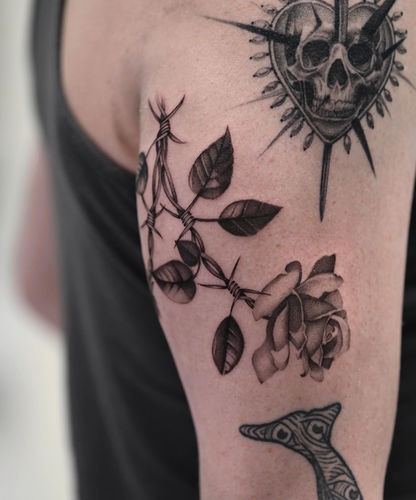 Tattoo by @domcozzaart — black_and_grey, realism
