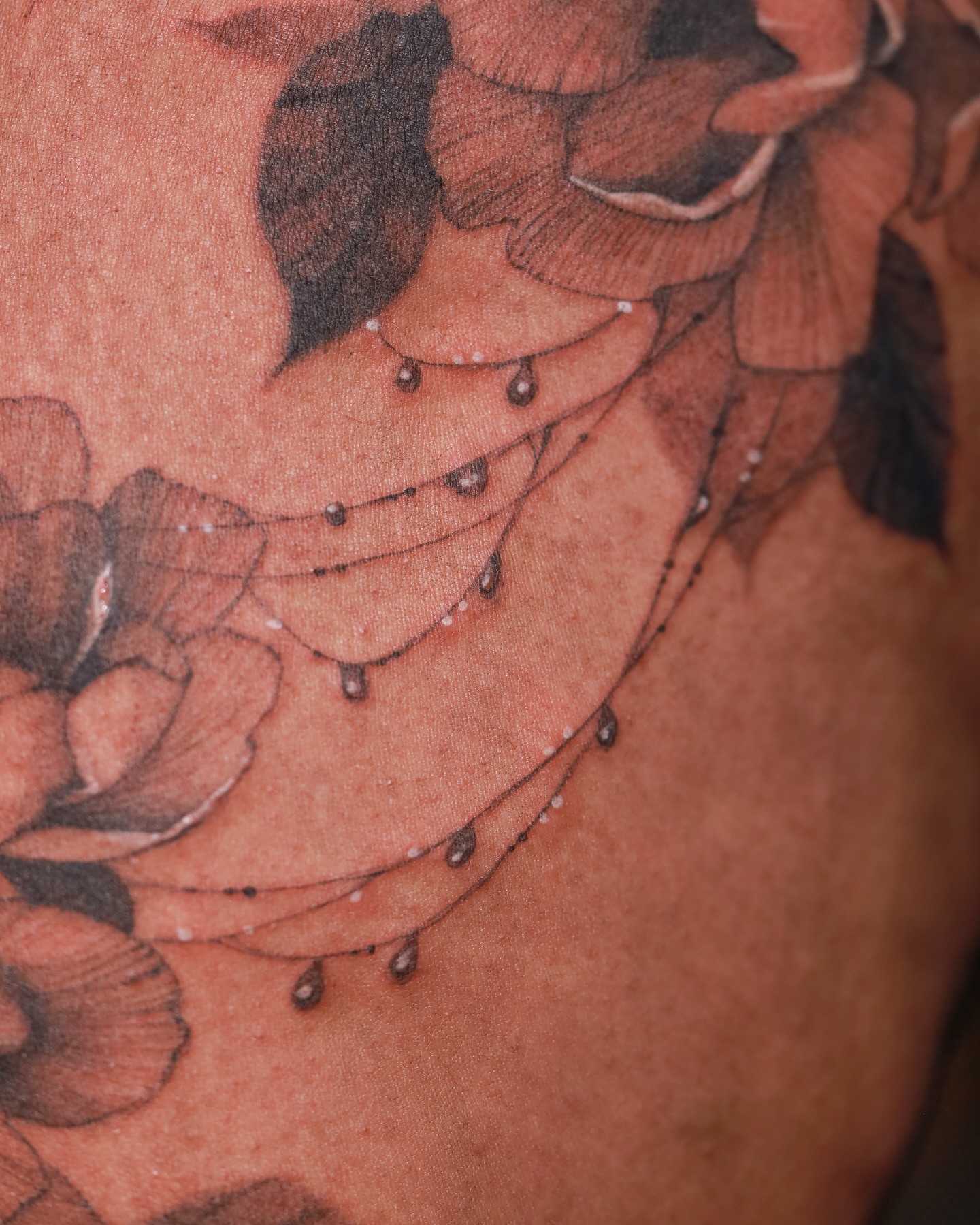 Tattoo by @tattooist_silo — dotwork, black_and_grey