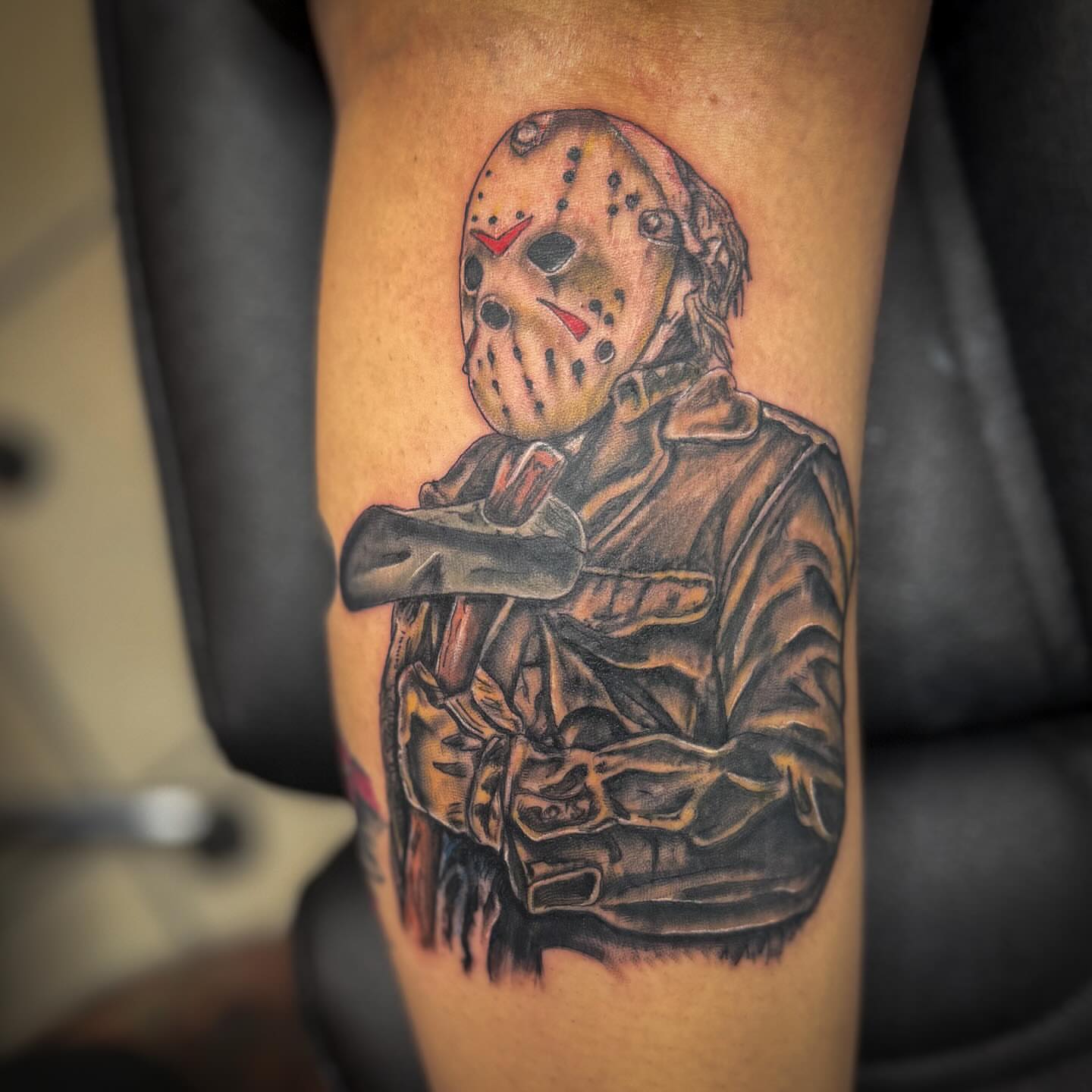 Tattoo by @joeyspindlertattoos — realism, dark_realism