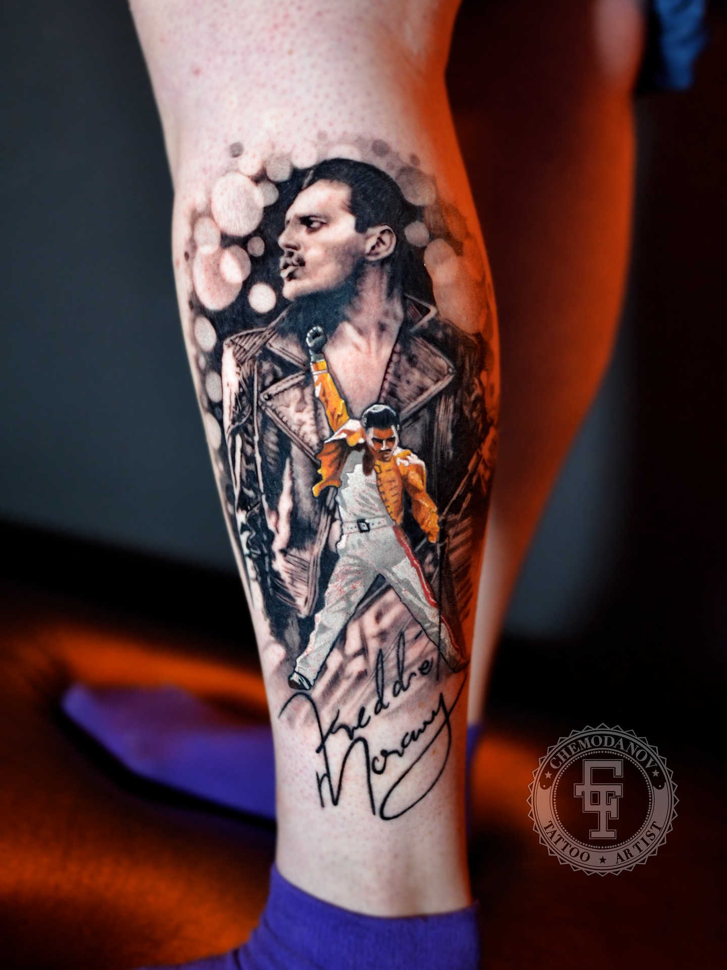 Tattoo by @chemodanov11 — realism, dotwork
