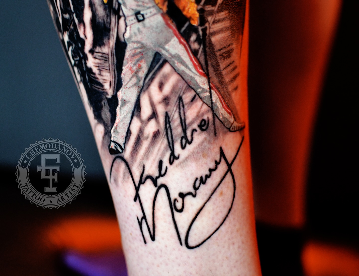 Tattoo by @chemodanov11 — lettering_script