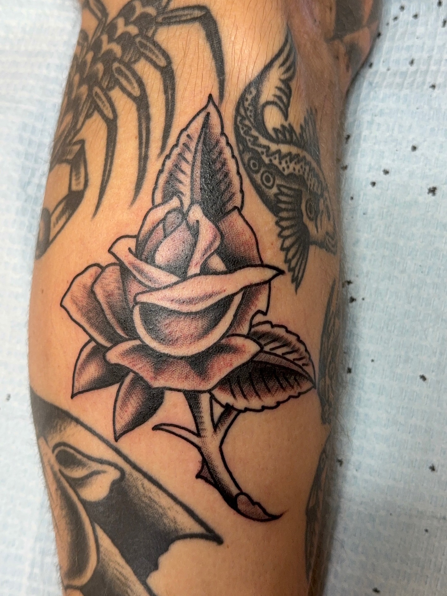 Tattoo by @sailorzactattoos β black_and_grey