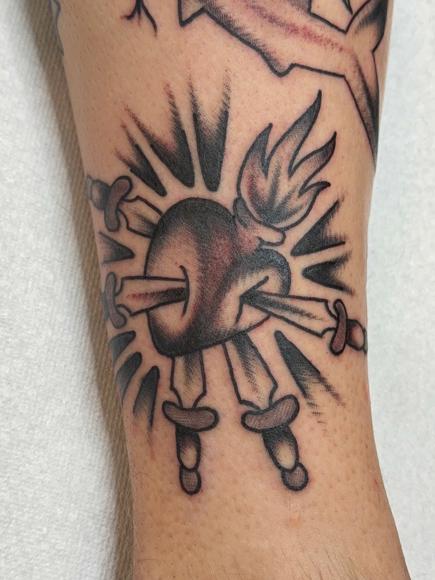 Tattoo by @sailorzactattoos β black_and_grey
