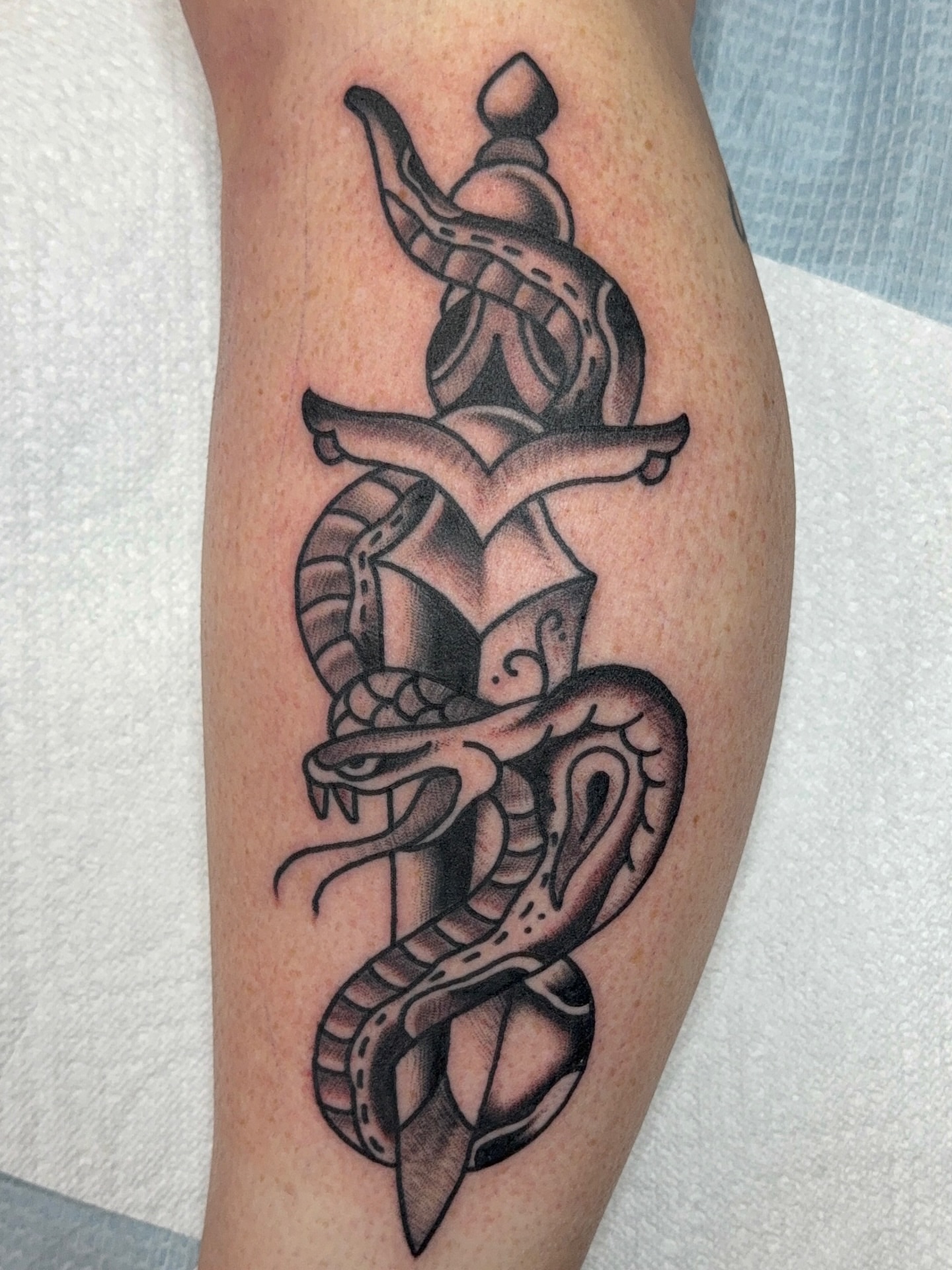 Tattoo by @sailorzactattoos β black_and_grey