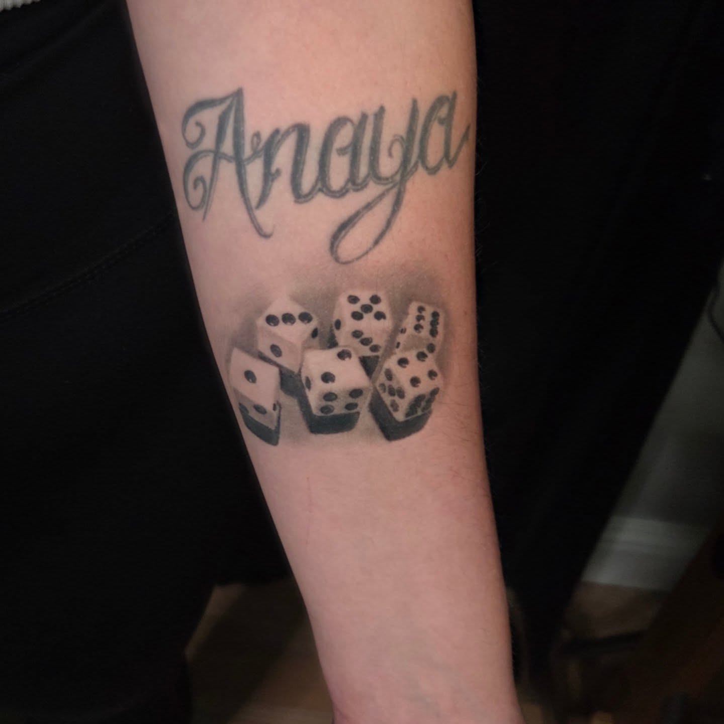 Tattoo by @_thetattgoblin_ — black_and_grey
