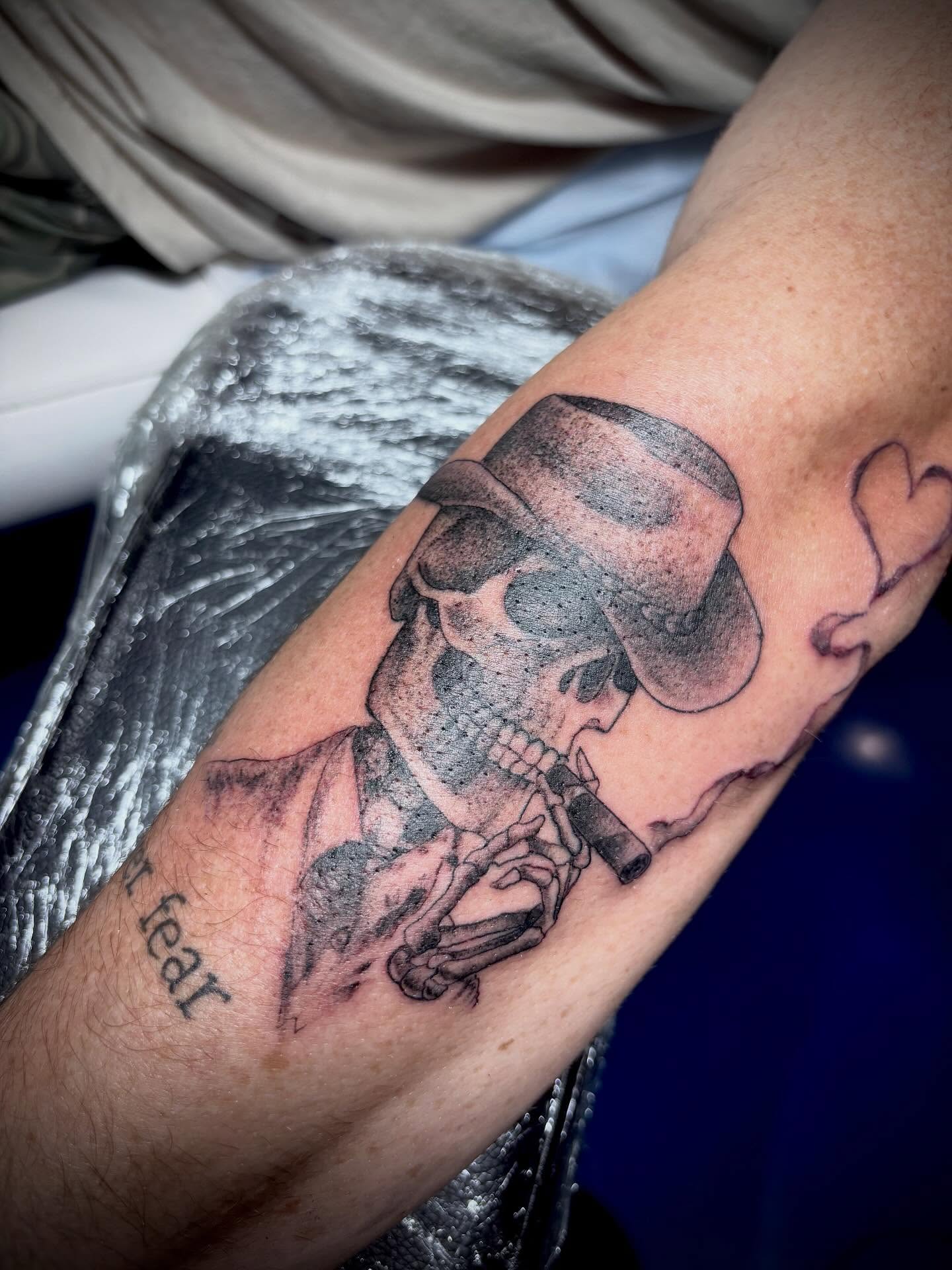Tattoo by @arkoudatattoo — black_and_grey, realism