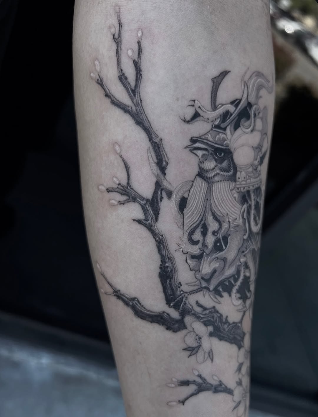 Tattoo by @amorfirme — black_and_grey, realism