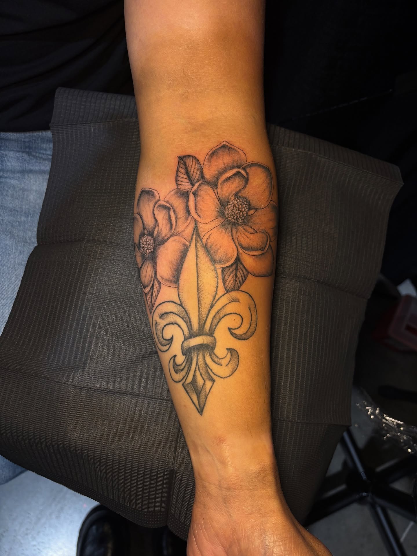 Tattoo by @lexi_inkz — black_and_grey