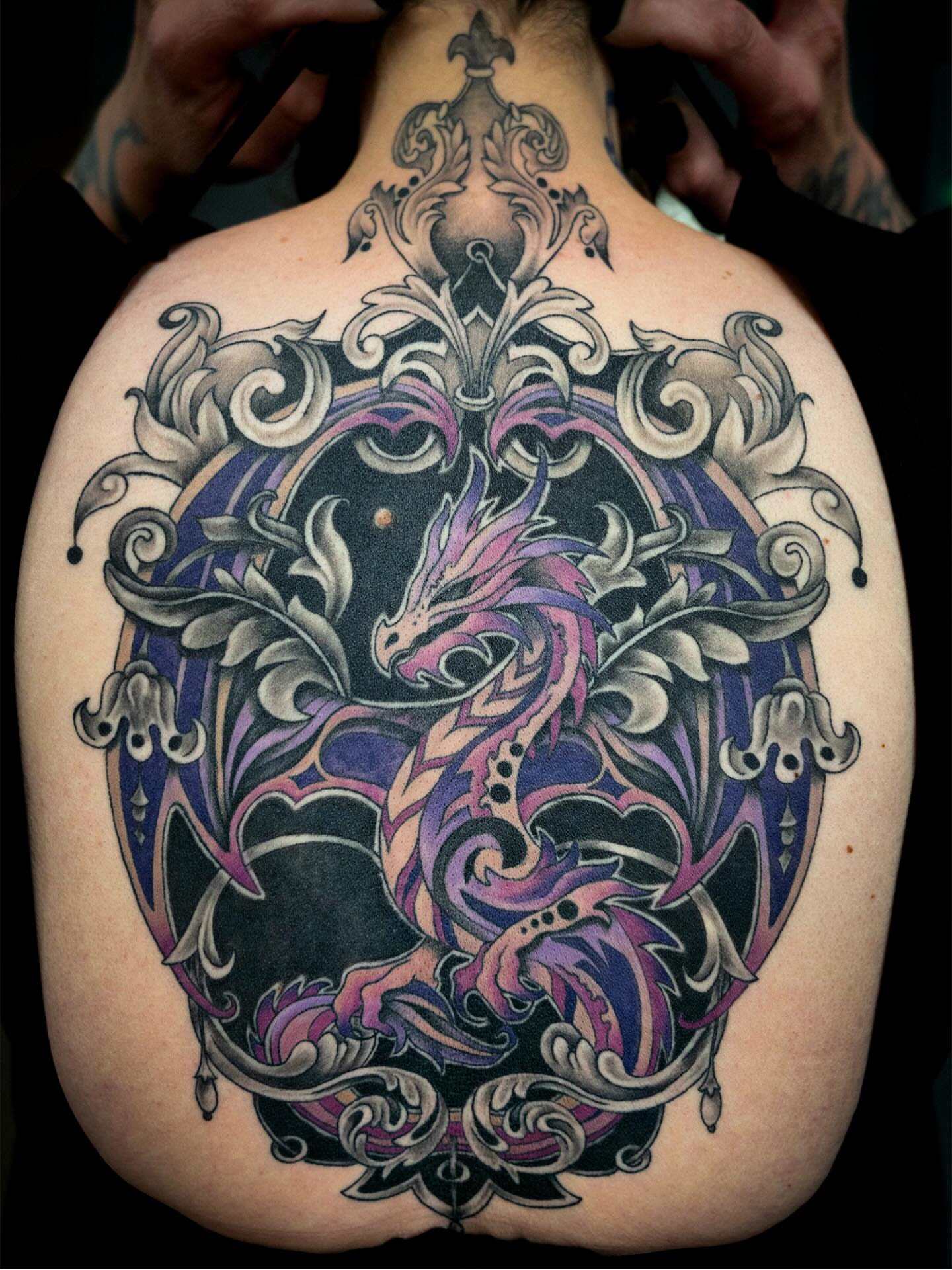 Tattoo by @melissathompsonart — ornamental