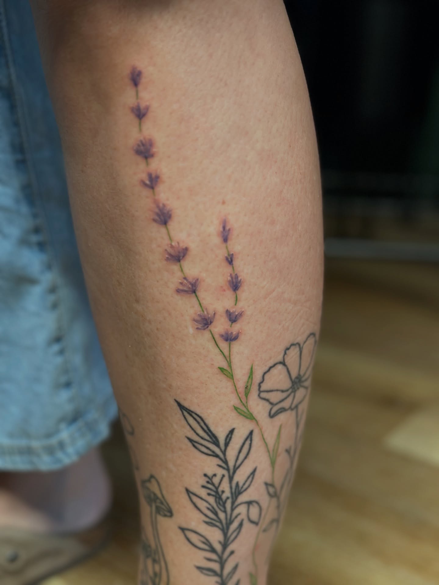 Tattoo by @grimefrogtattoos — dotwork