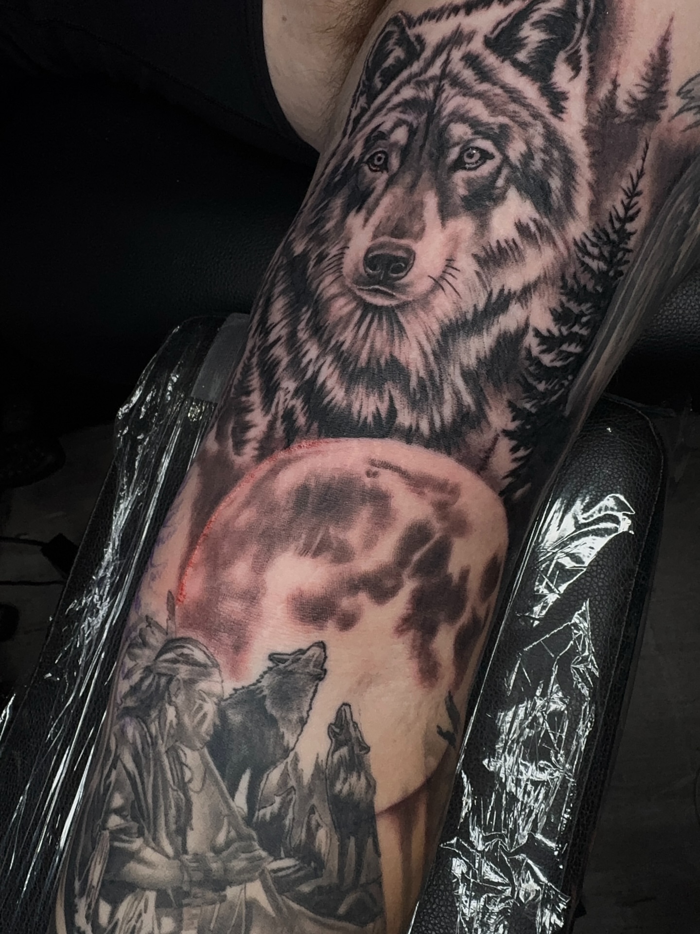 Tattoo by @cofaxtattoos — realism, black_and_grey