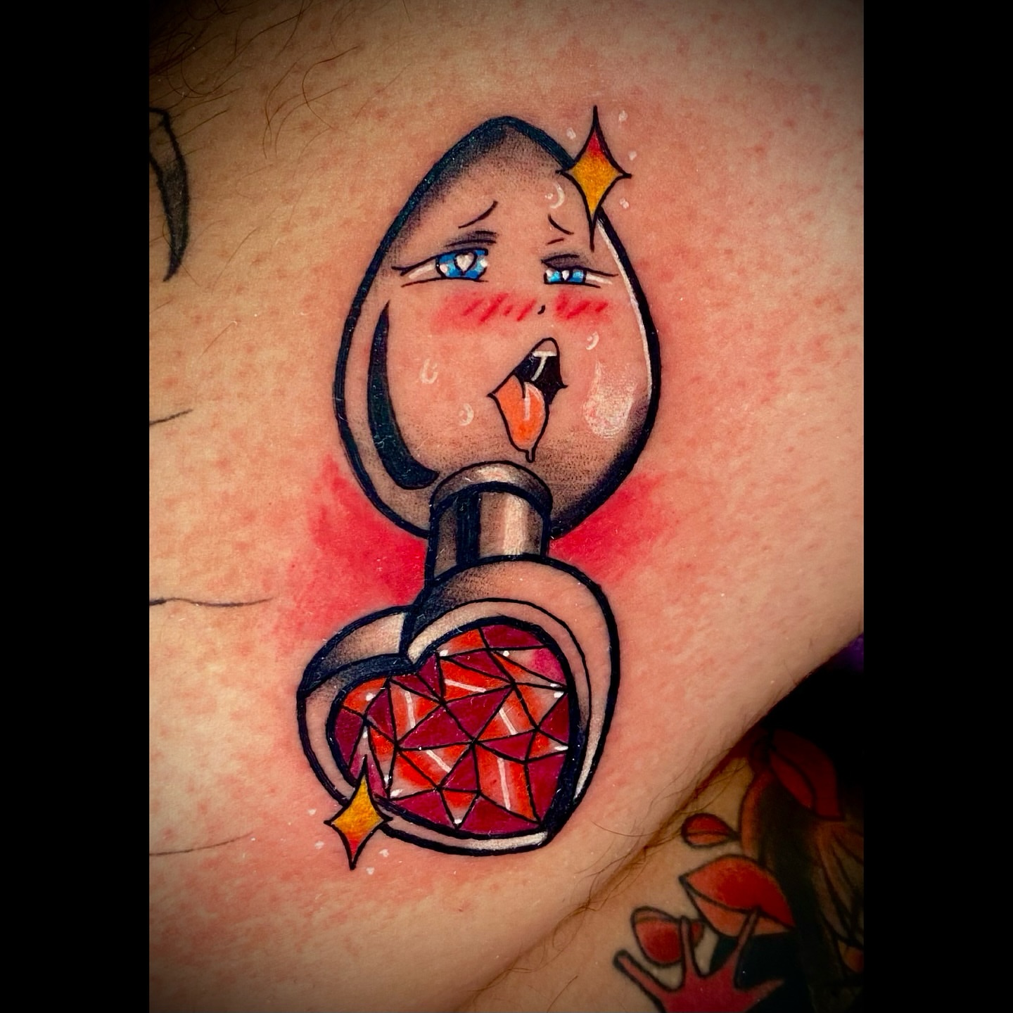 Tattoo by @figucciart — american_traditional, geometric