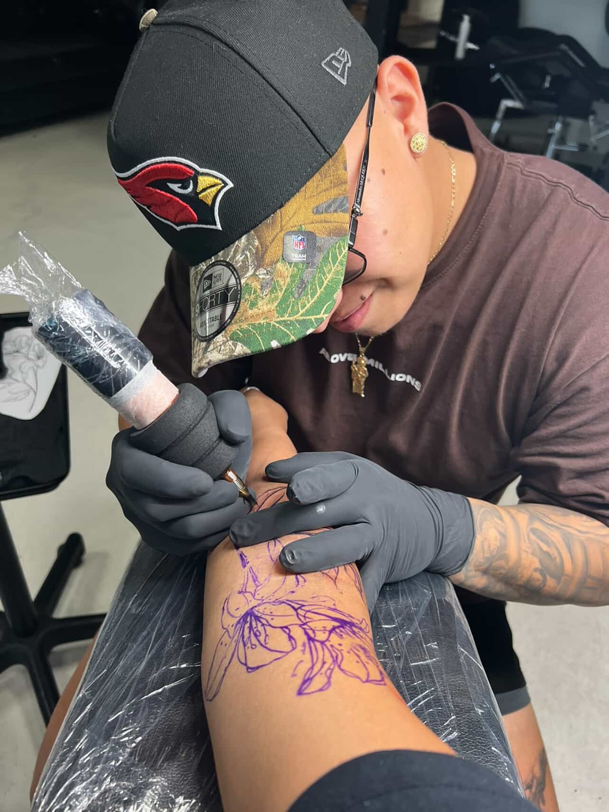 Tattoo by @inkbydame — dotwork