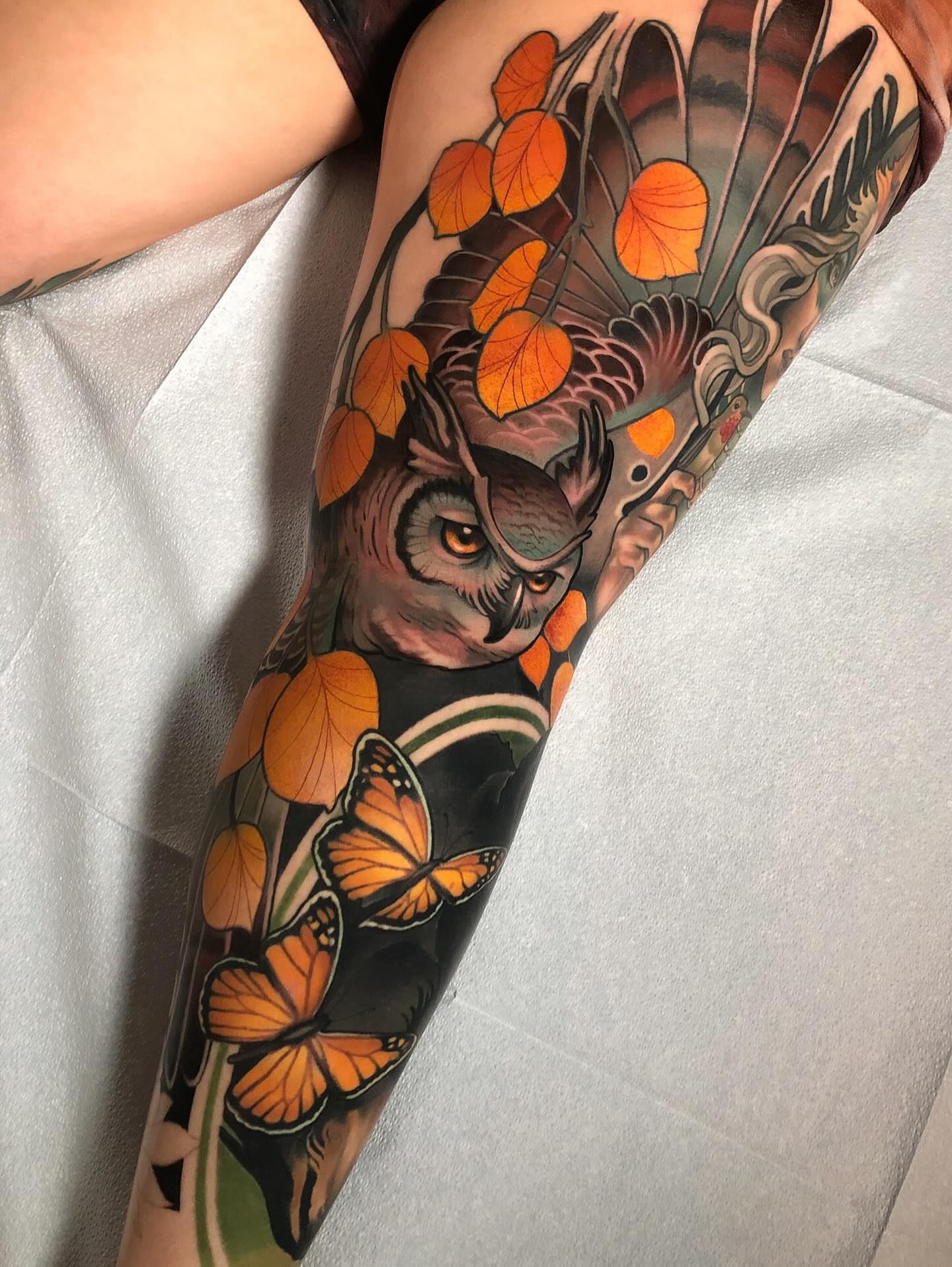 Tattoo by @miloalfring — realism, dotwork