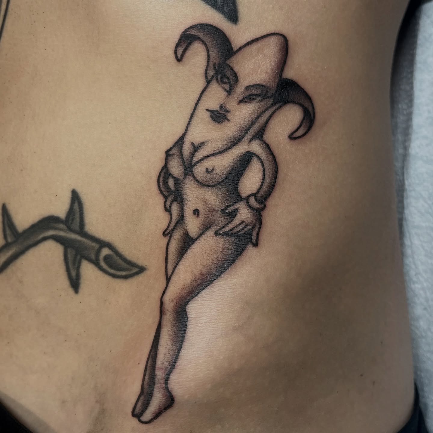 Tattoo by @bodymemory_ — black_and_grey