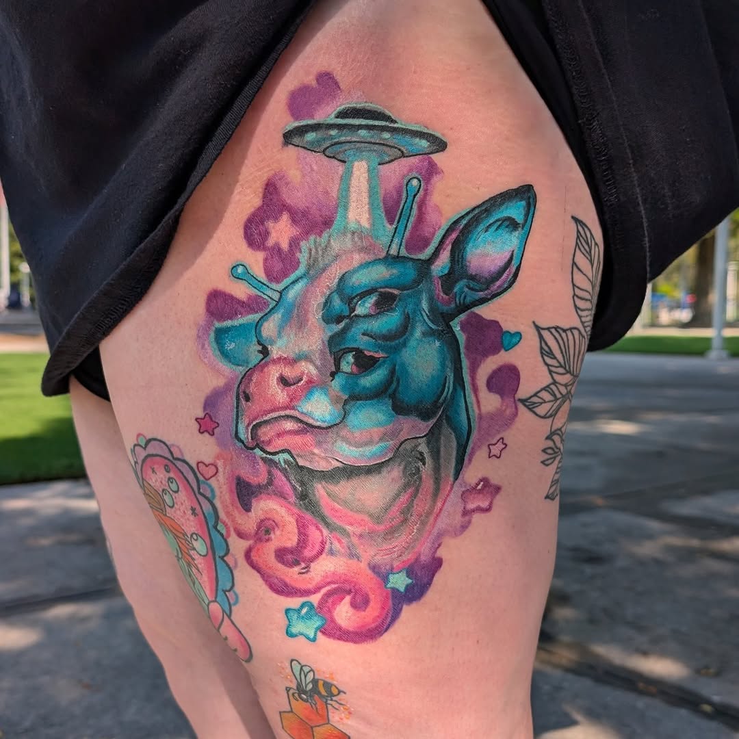 Tattoo by @benceciltattoos — new_school, surrealism