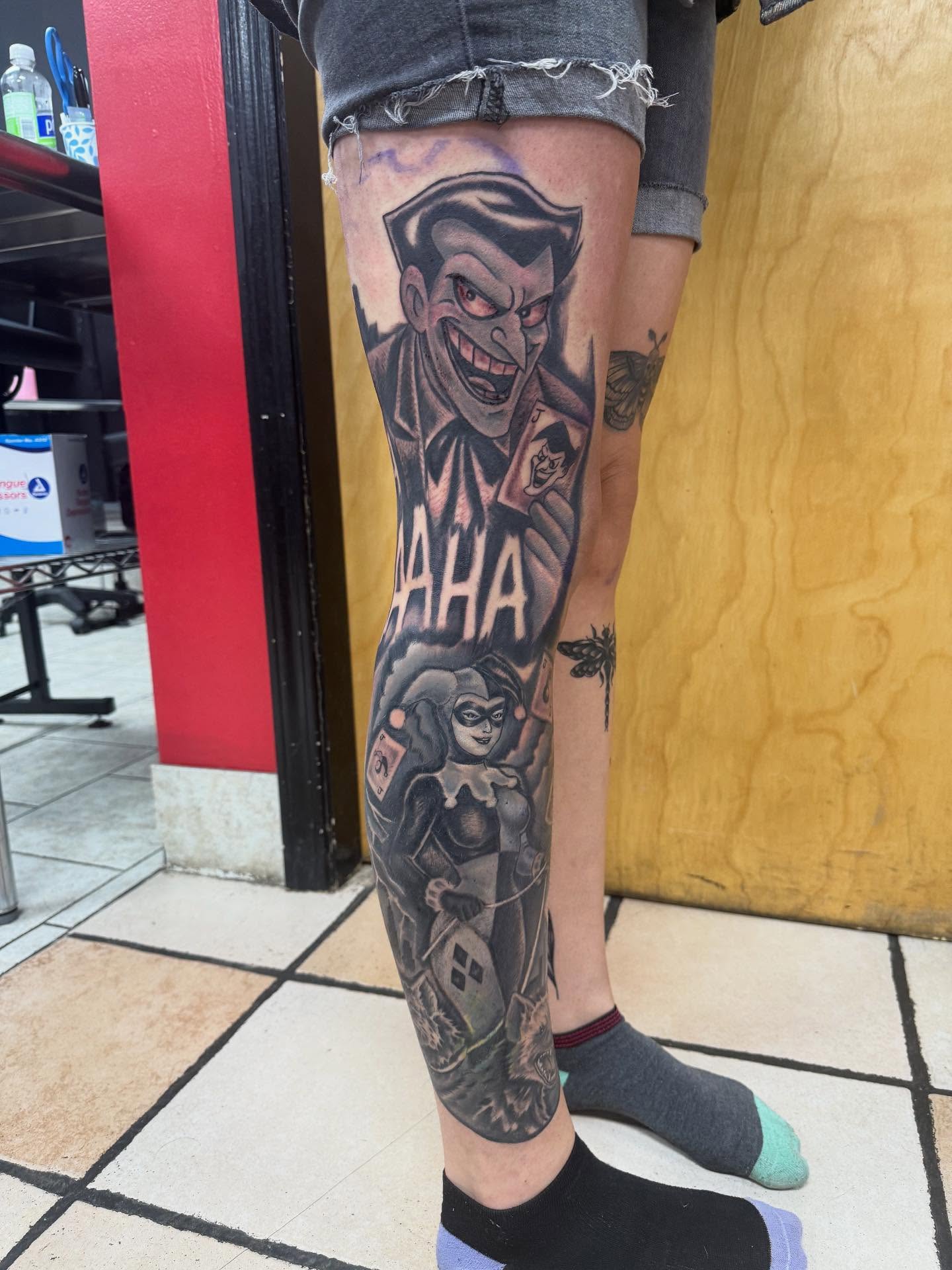 Tattoo by @shawnmichaelstattoos — black_and_grey, realism