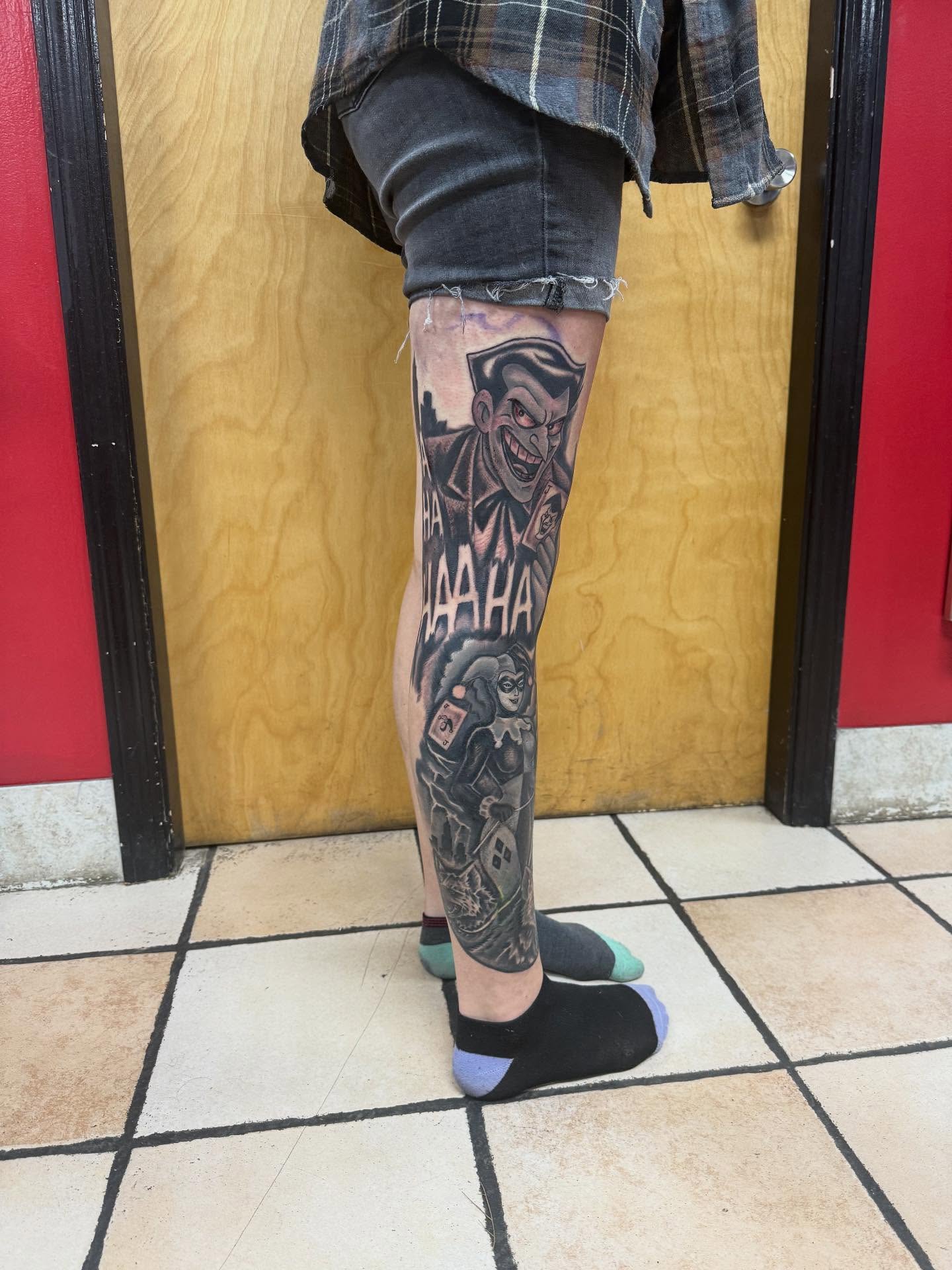 Tattoo by @shawnmichaelstattoos — black_and_grey