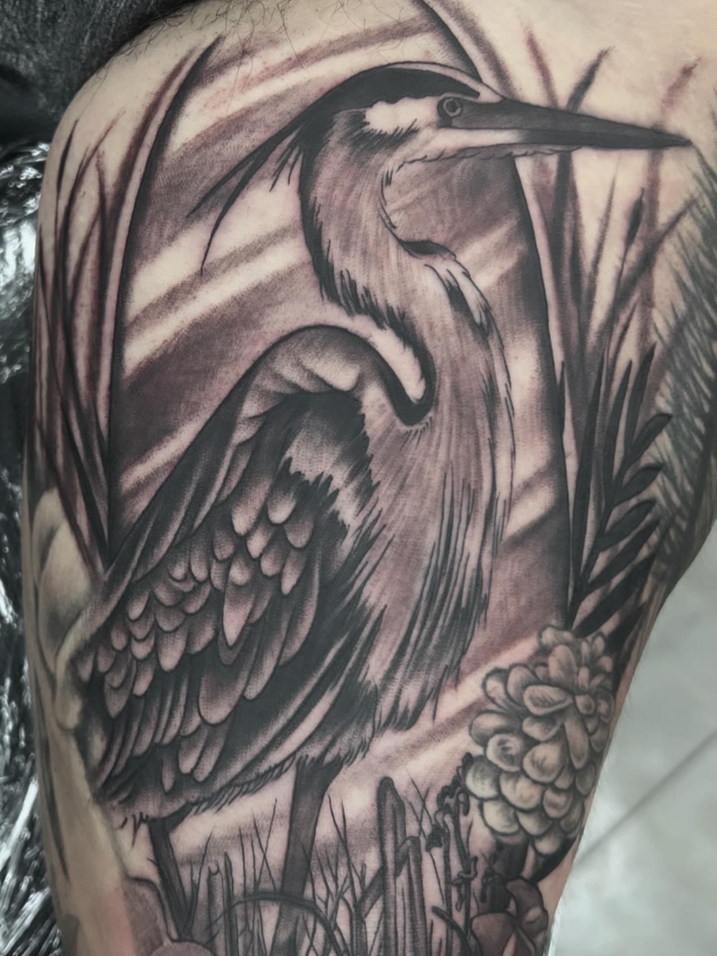 Tattoo by @lynk.art — black_and_grey, realism