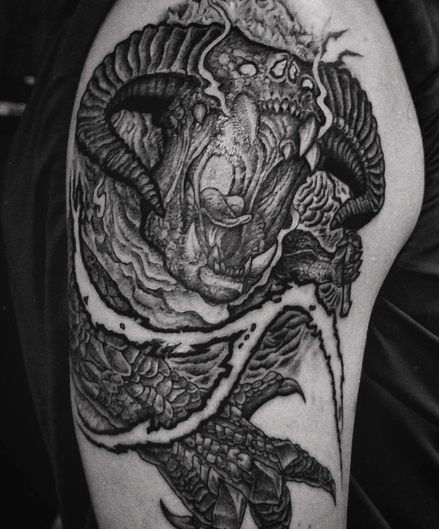 Tattoo by @darren_artwork — black_and_grey, realism