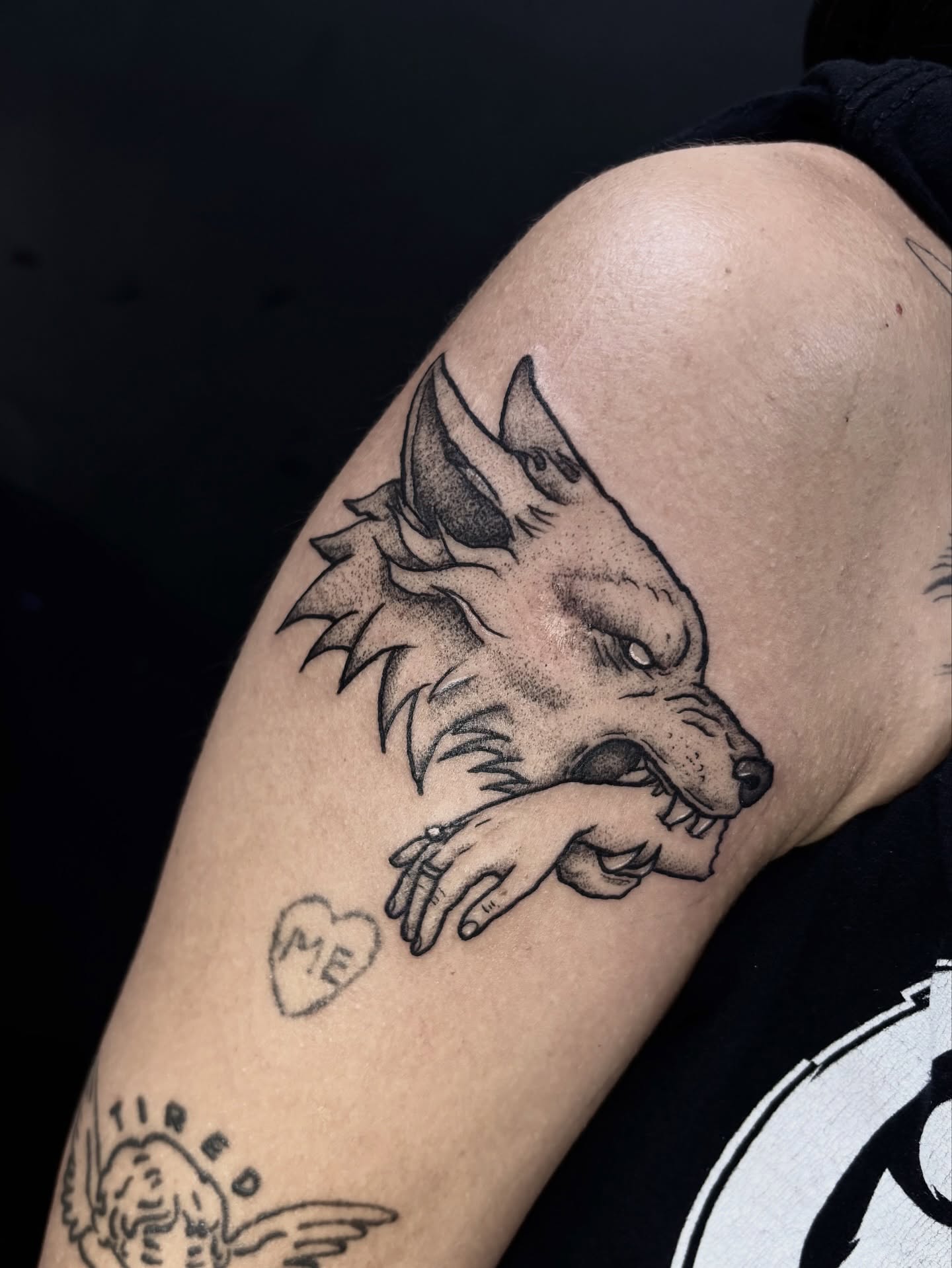 Tattoo by @whatashame.tattoos — black_and_grey