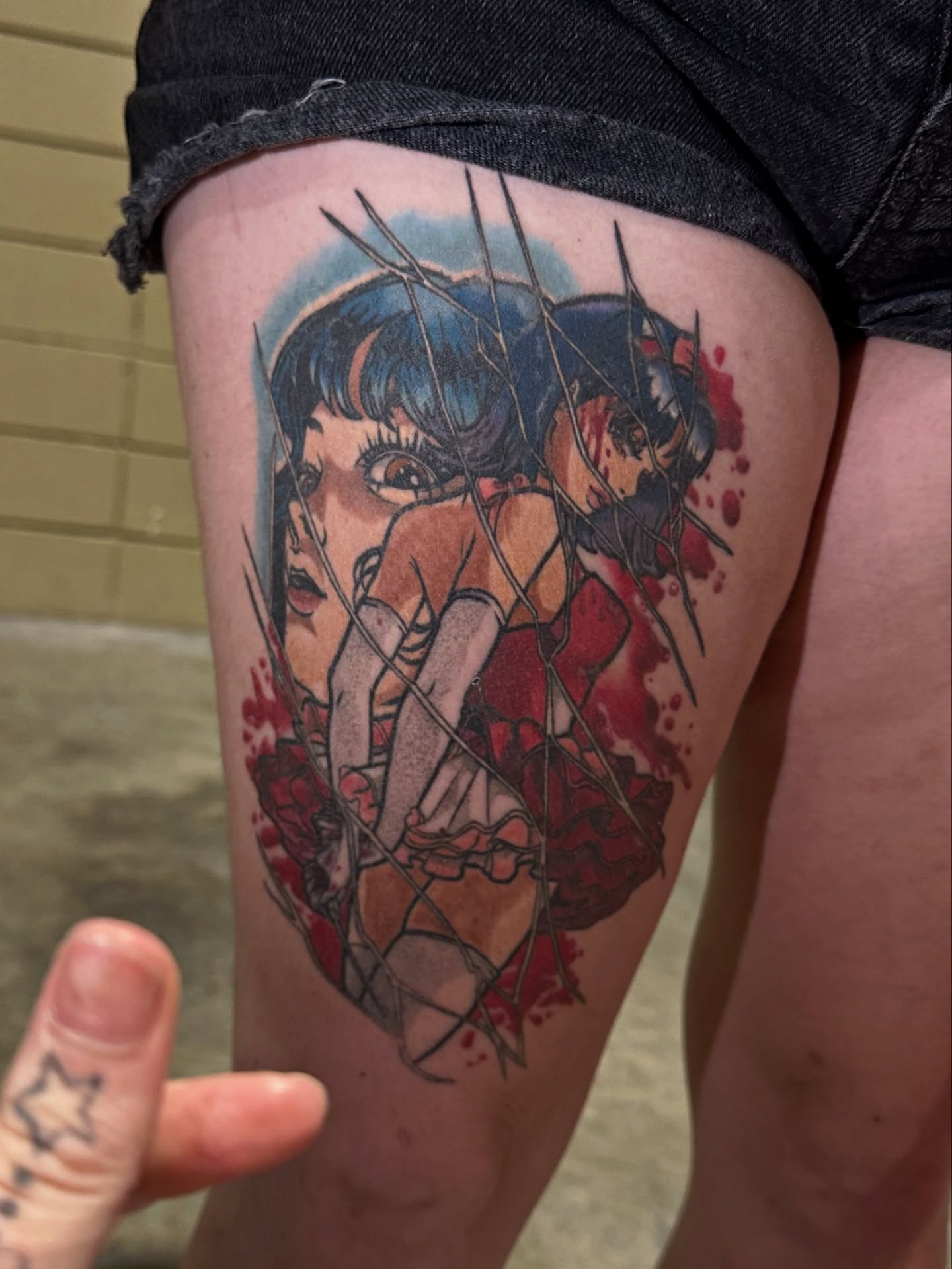 Tattoo by @phantom.tats — anime, realism