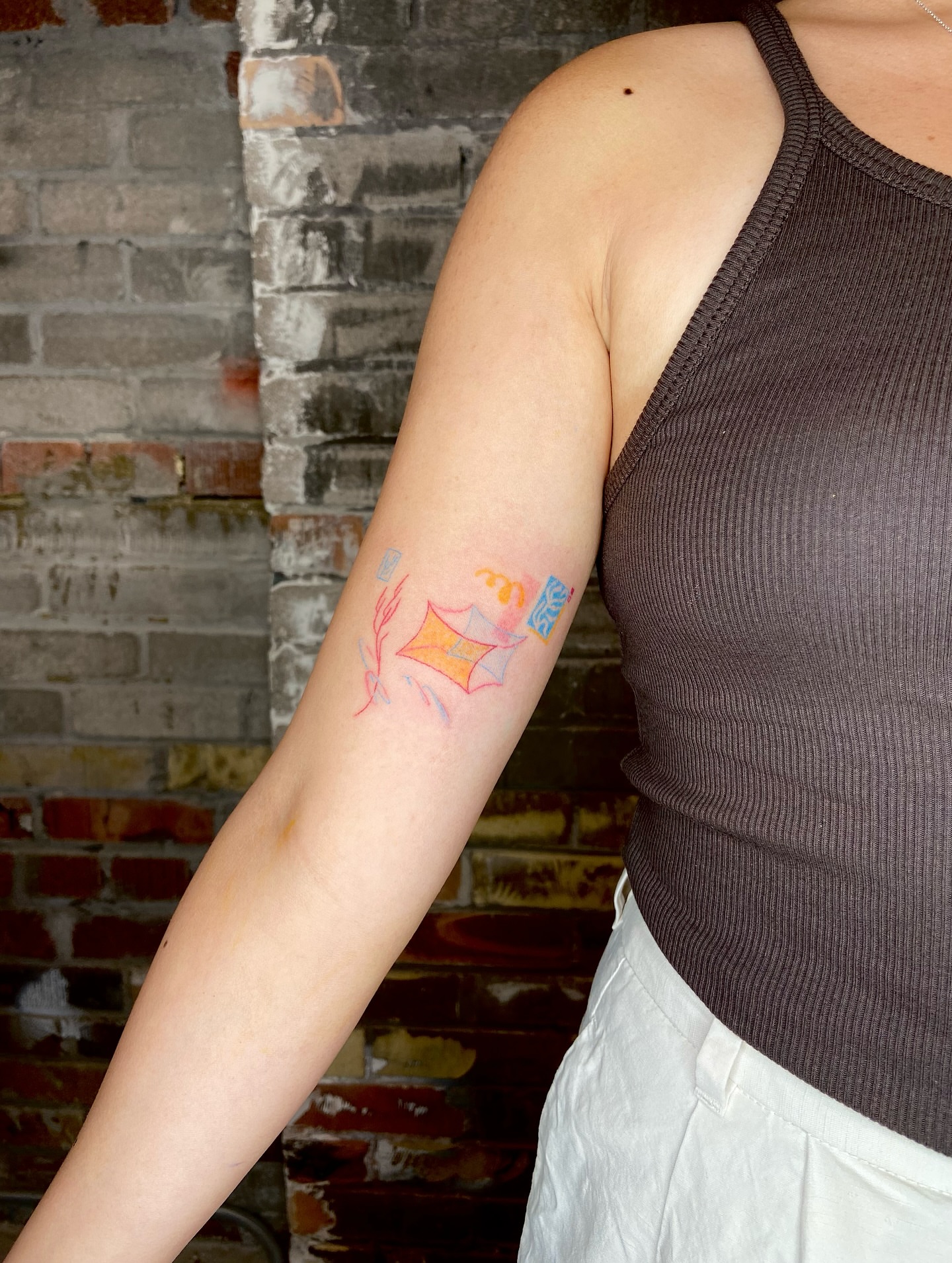 Tattoo by @mano_blue — geometric