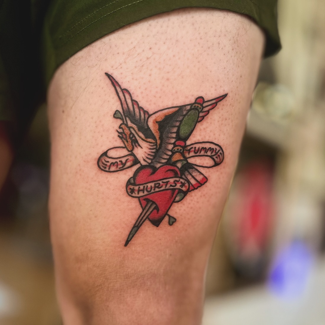 Tattoo by @hotdonnatattoos — american_traditional