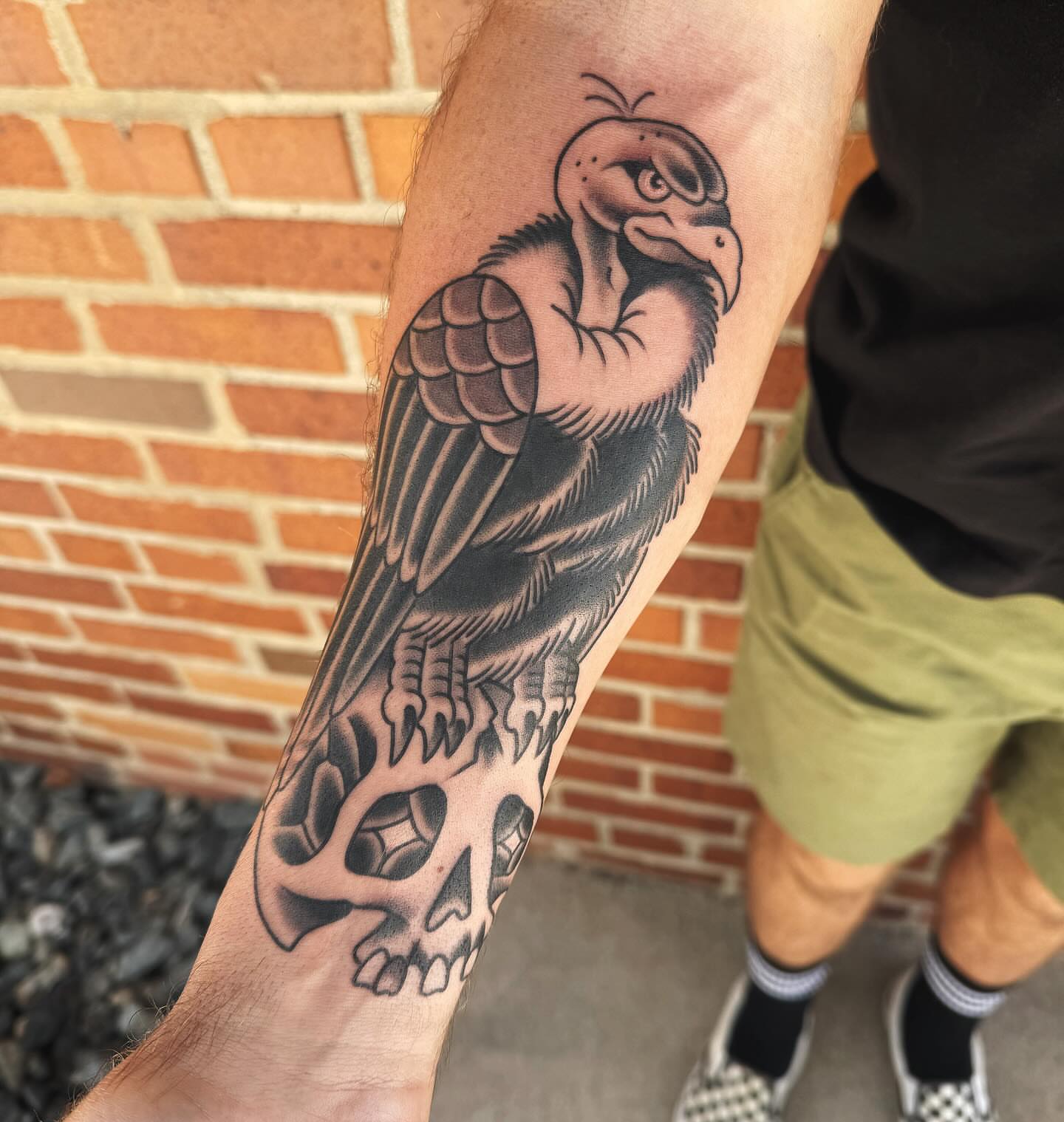 Tattoo by @booradleey — american_traditional, black_and_grey