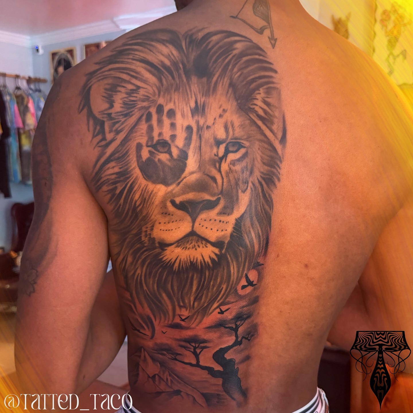 Tattoo by @tatted_taco โ realism, black_and_grey