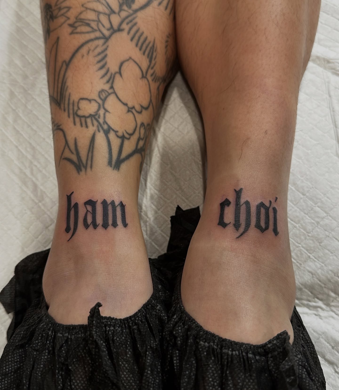 Tattoo by @fathertats โ black_and_grey