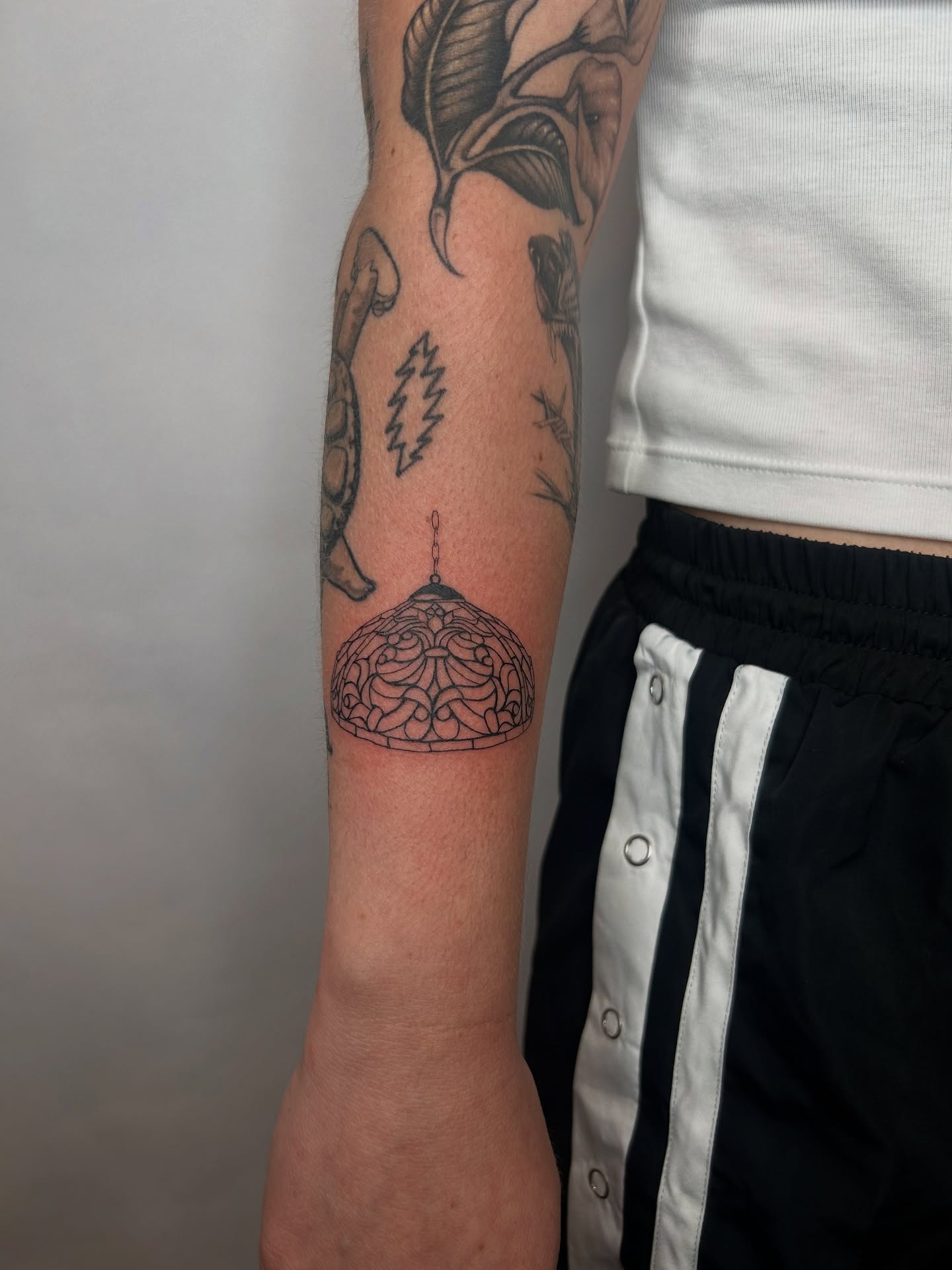 Tattoo by @lampladytattoos — black_and_grey