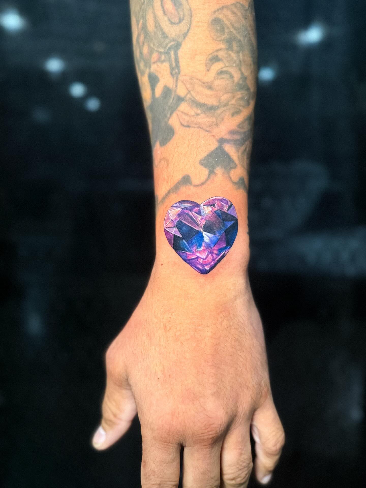 Tattoo by @irisarelart — geometric