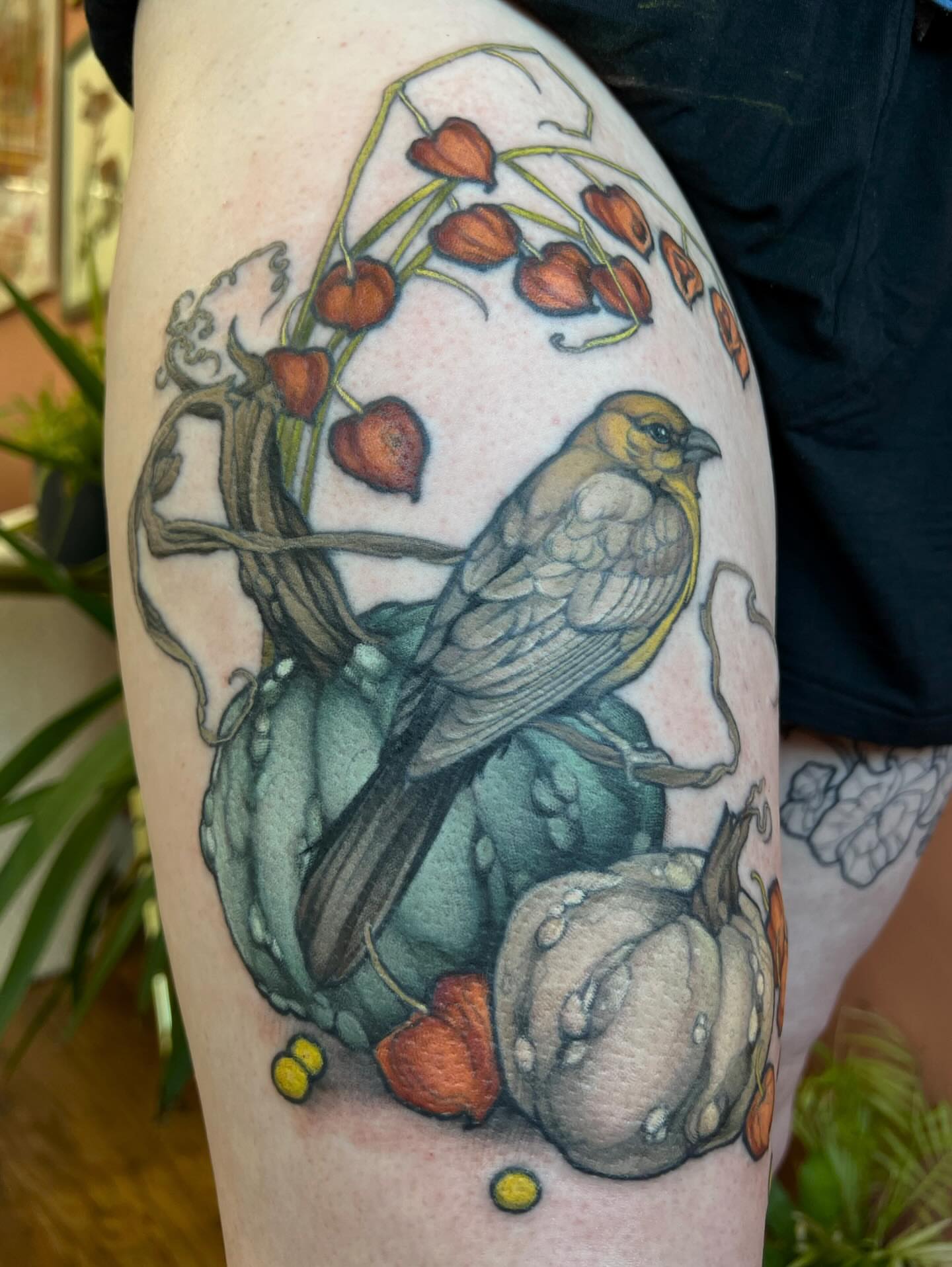 Tattoo by @quagswag β realism, dotwork