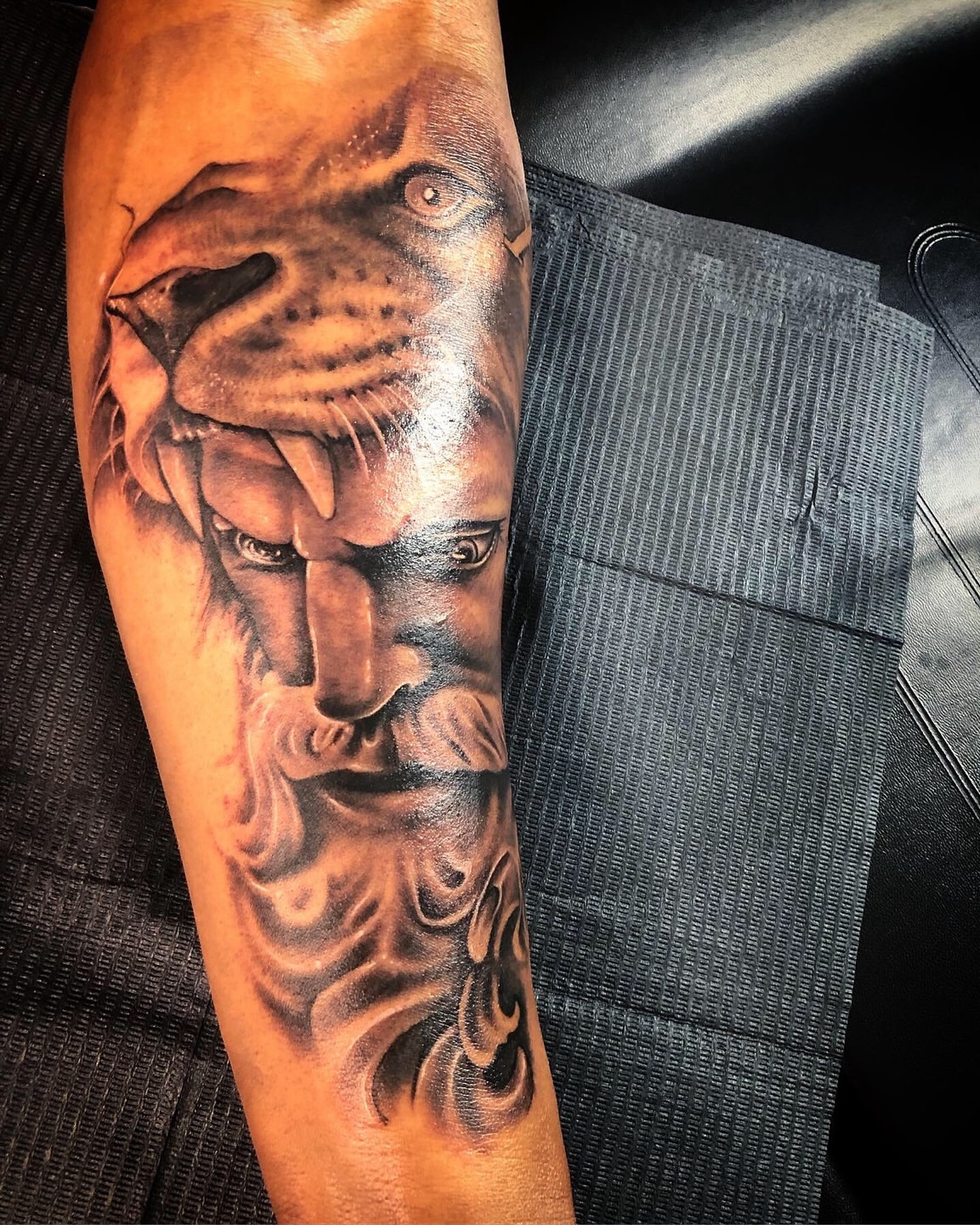 Tattoo by @xrayvizionz โ realism, black_and_grey