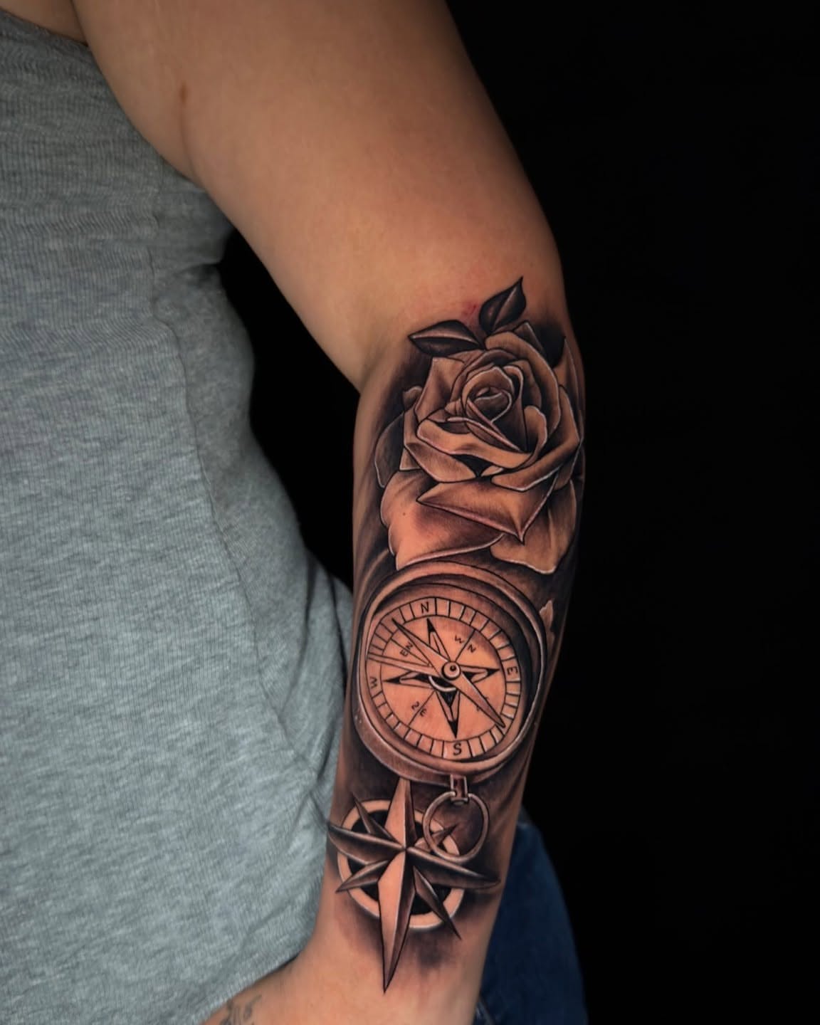 Tattoo by @juanon_tattoos — realism, black_and_grey