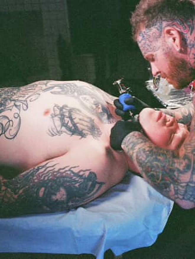 Tattoo by @thebrianpayne — american_traditional, dotwork