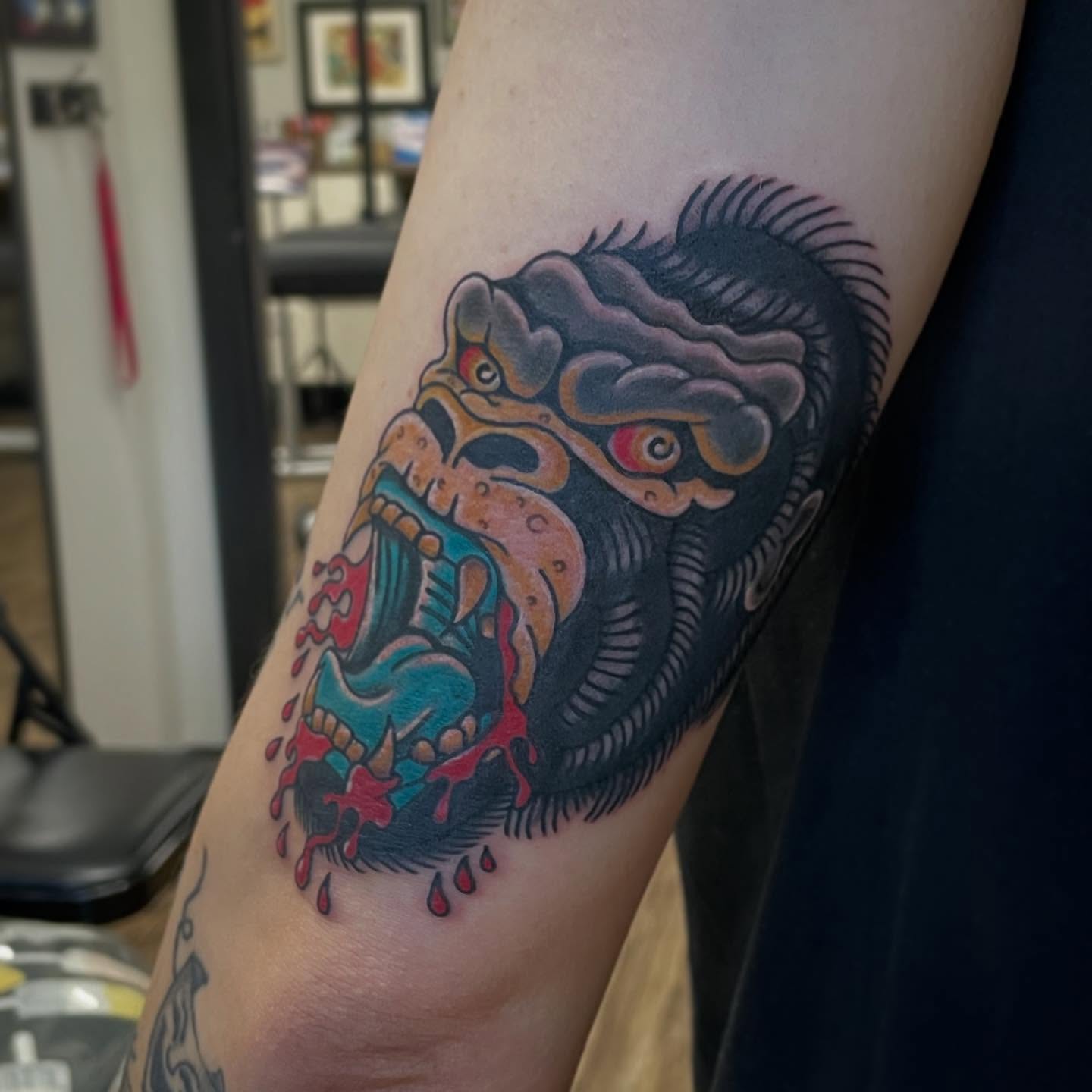 Tattoo by @jessalther — american_traditional, dark_realism