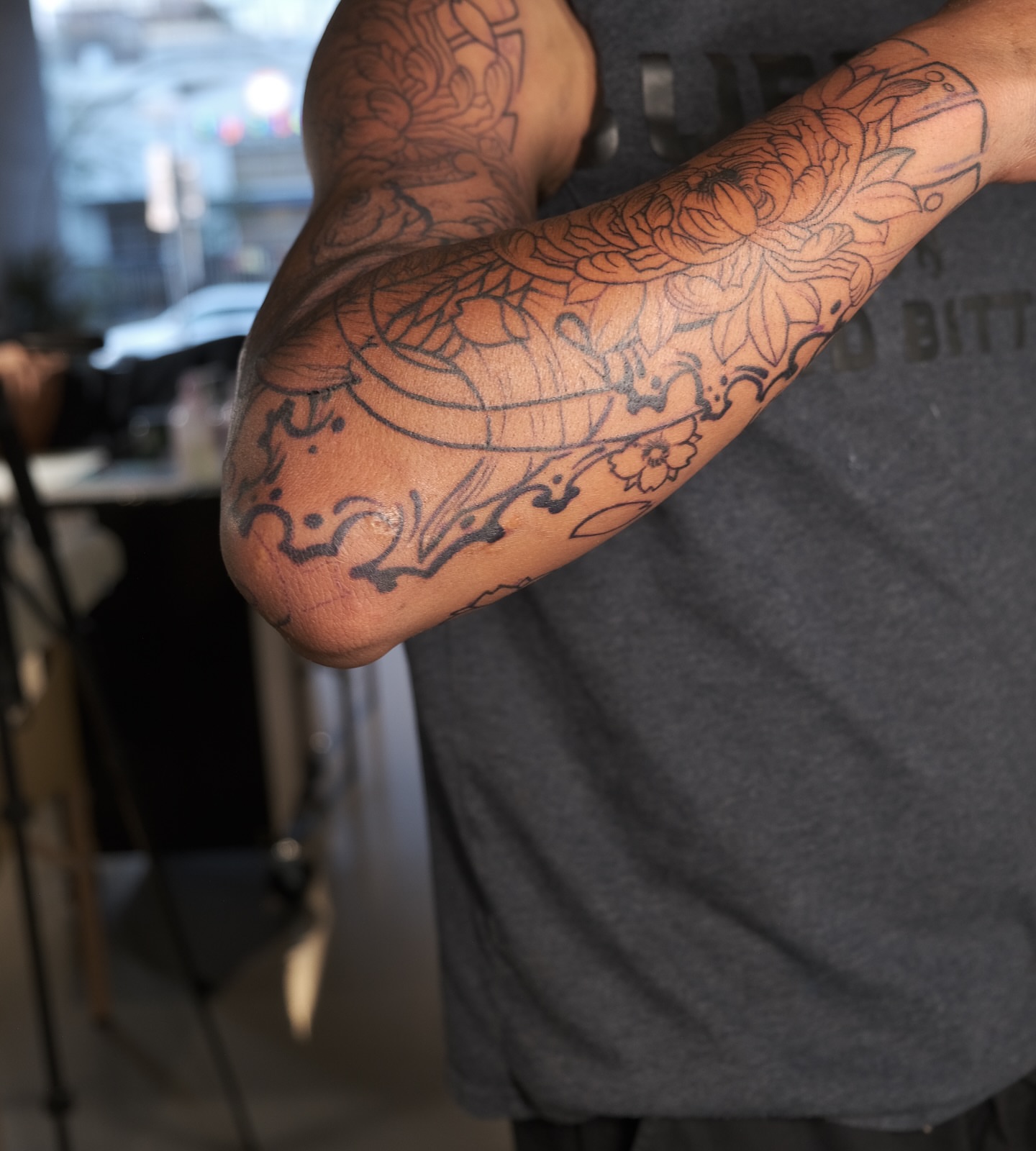 Tattoo by @gat_ink — black_and_grey