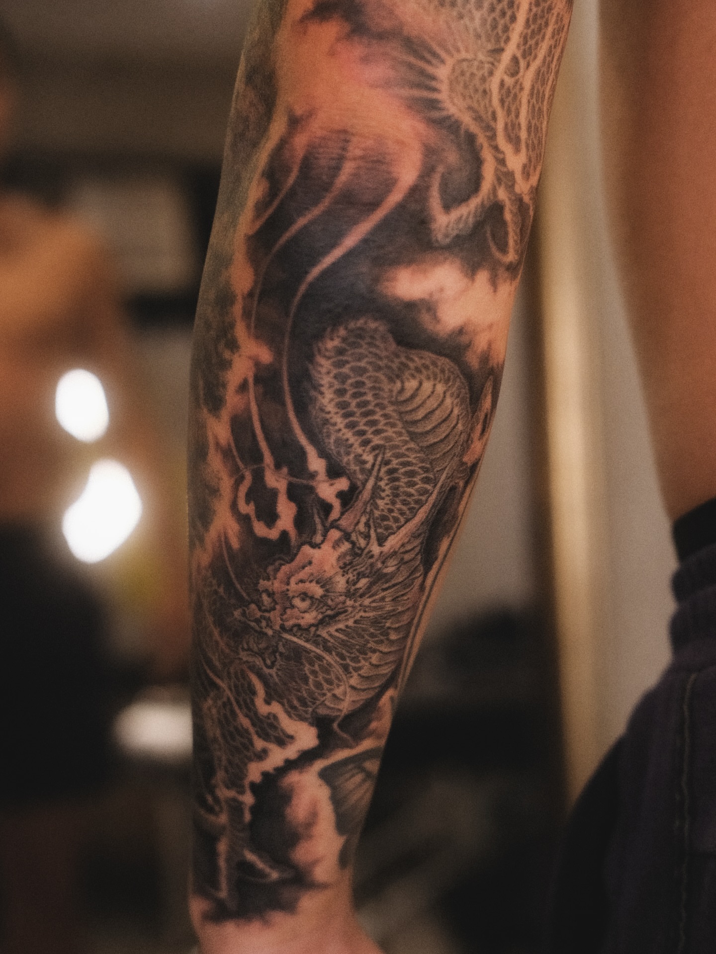 Tattoo by @ray_thefox — black_and_grey, realism