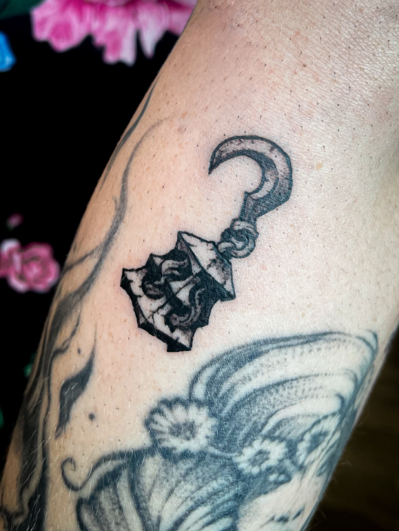 Tattoo by @sudo_tattoo — black_and_grey