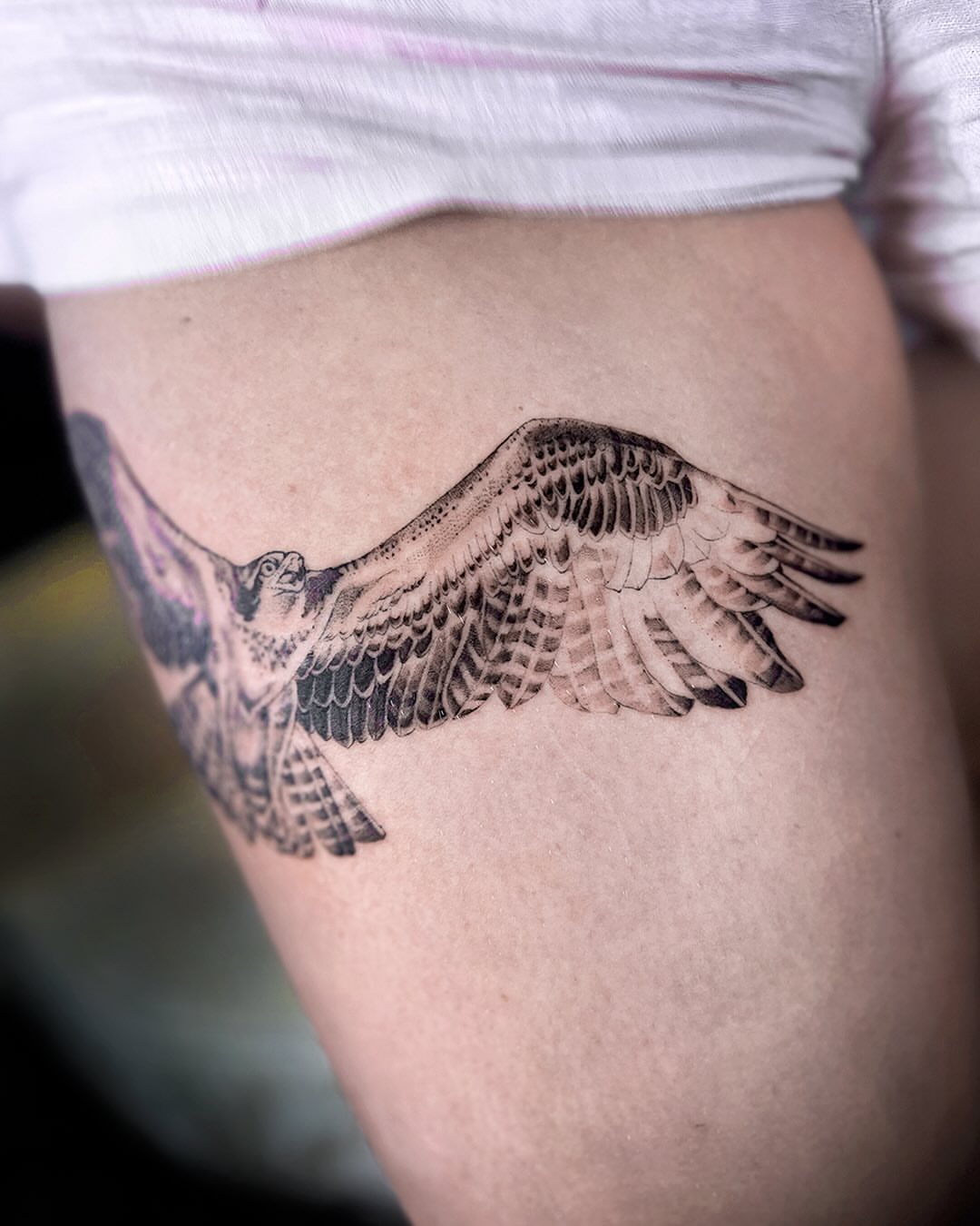 Tattoo by @inklore_ β black_and_grey