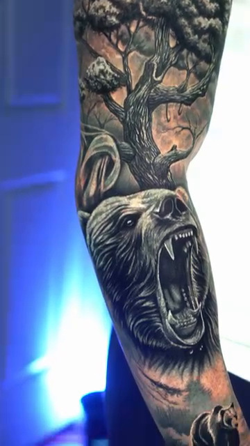 Tattoo by @yeinstattoos — realism, black_and_grey