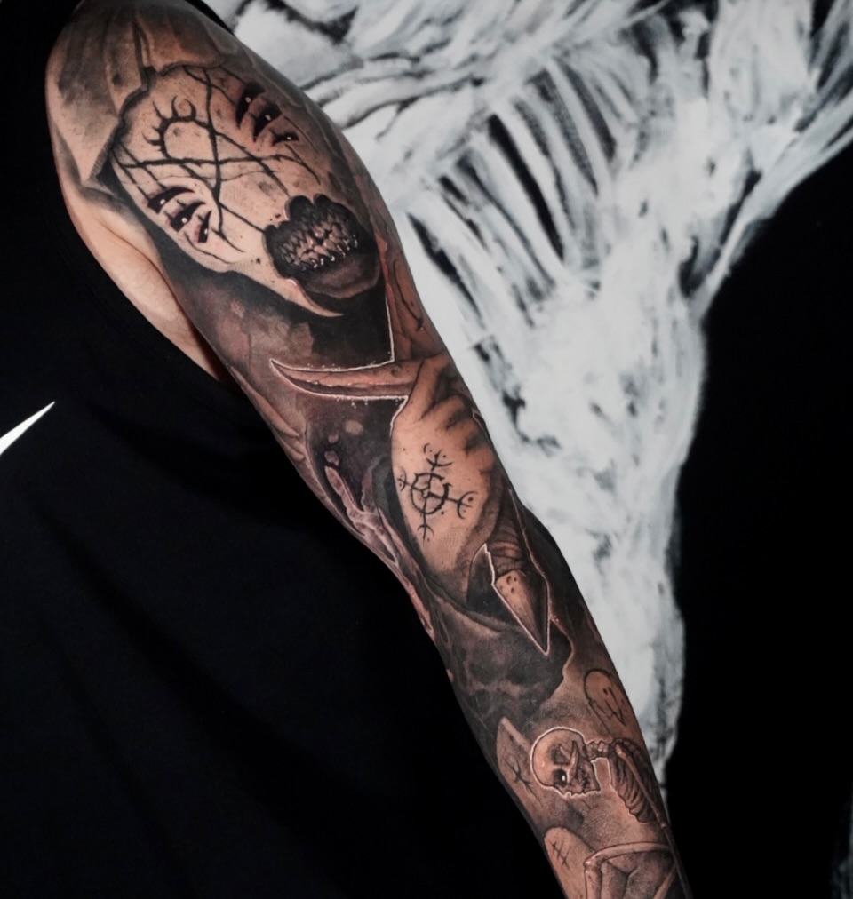 Tattoo by @bloodstonetattoos — dark_realism