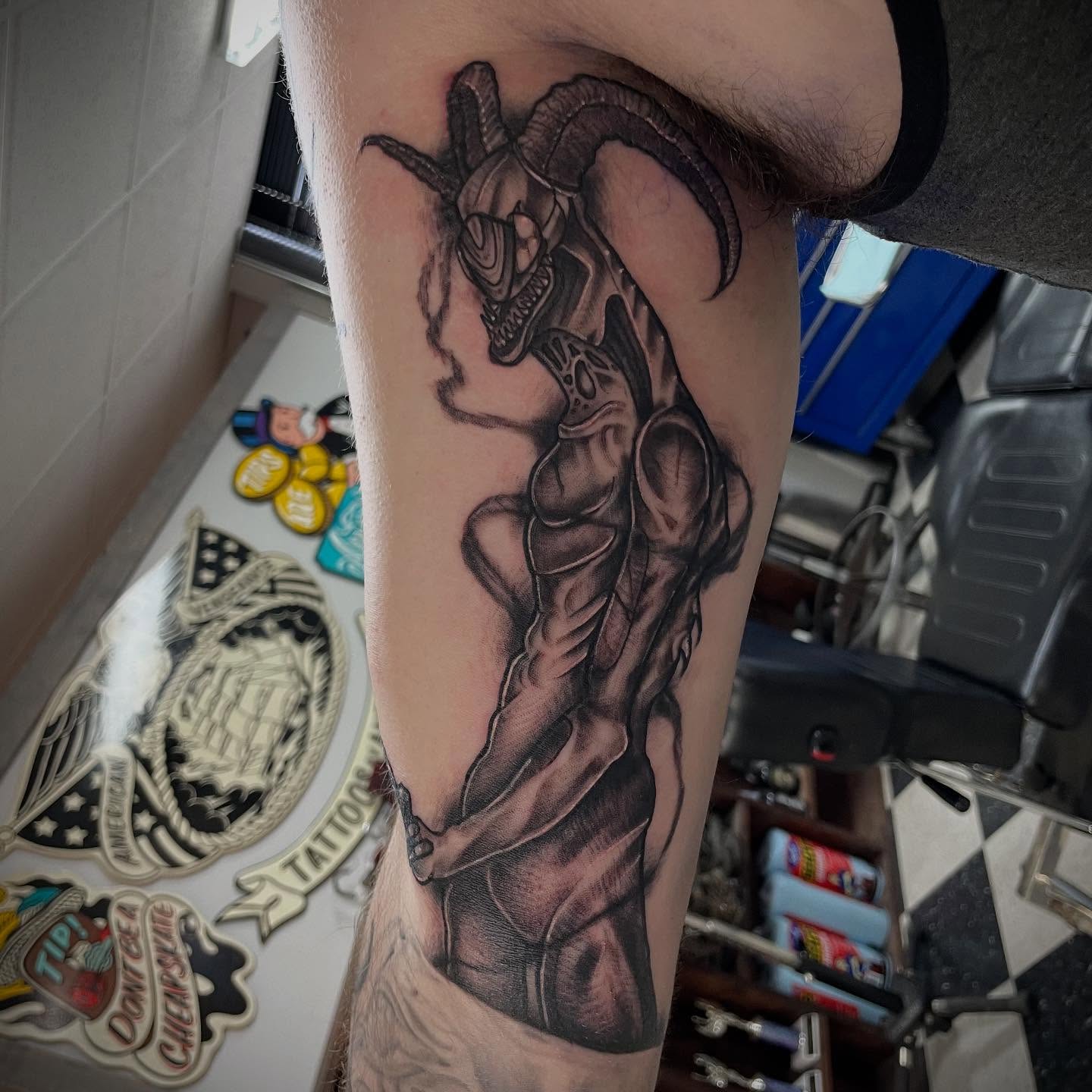 Tattoo by @theclovengnome — dark_realism