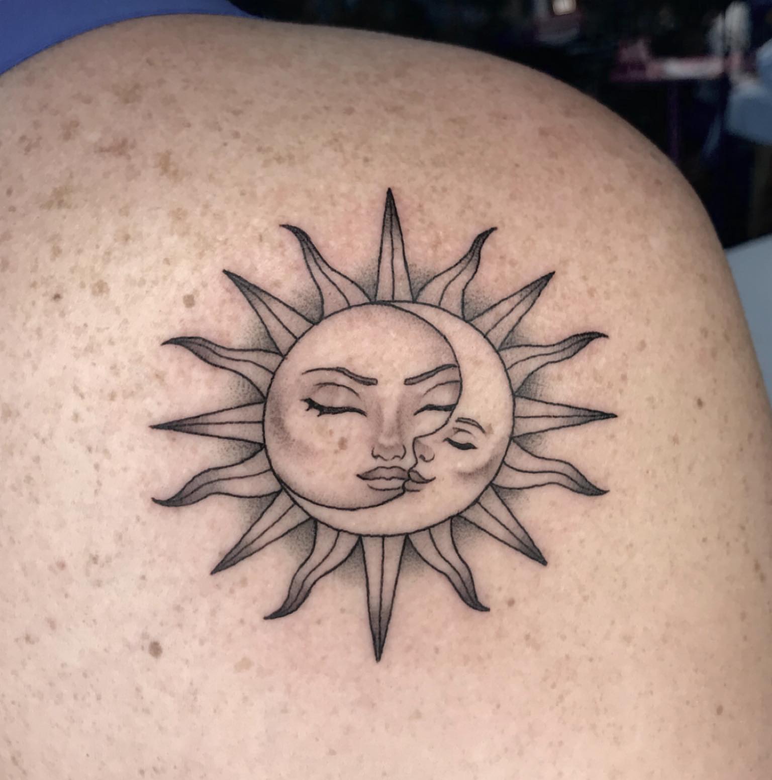 Tattoo by @raineydaytattoos — black_and_grey