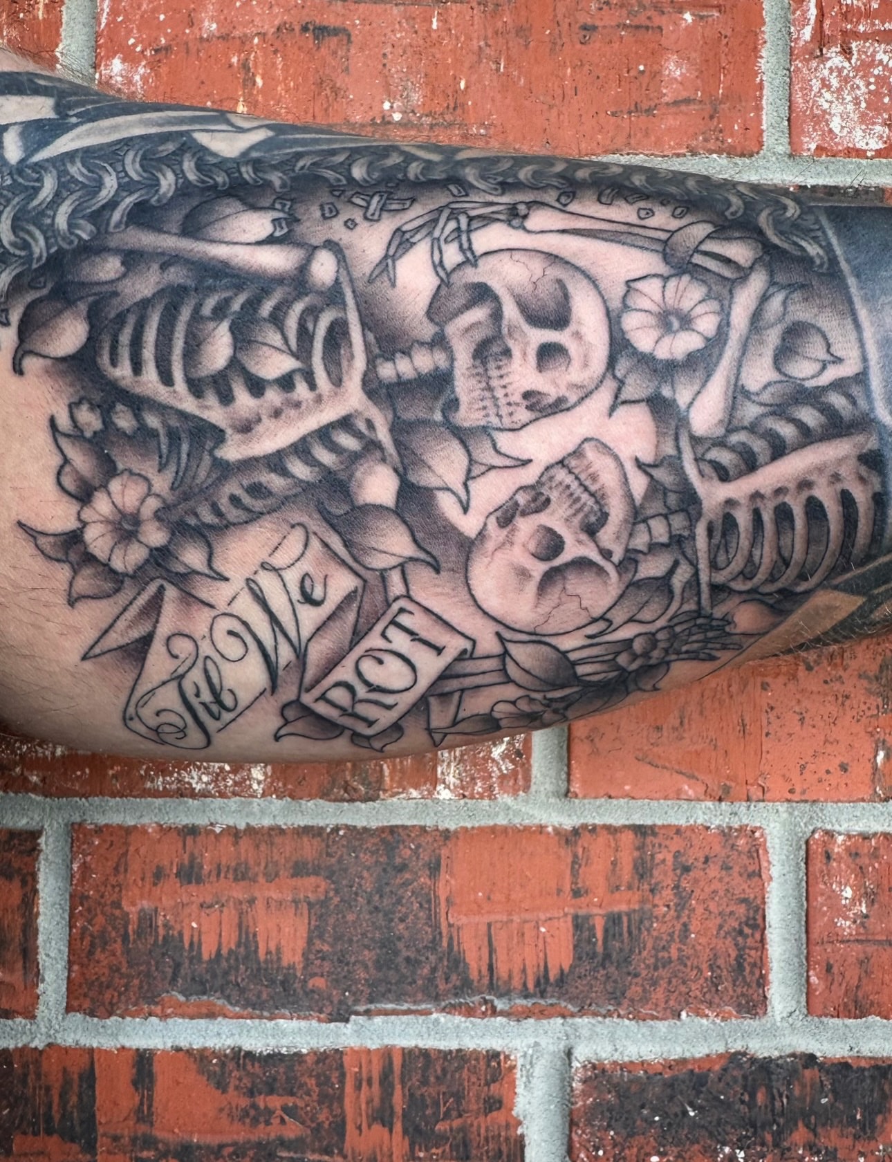 Tattoo by @tattoosbybella — black_and_grey, realism